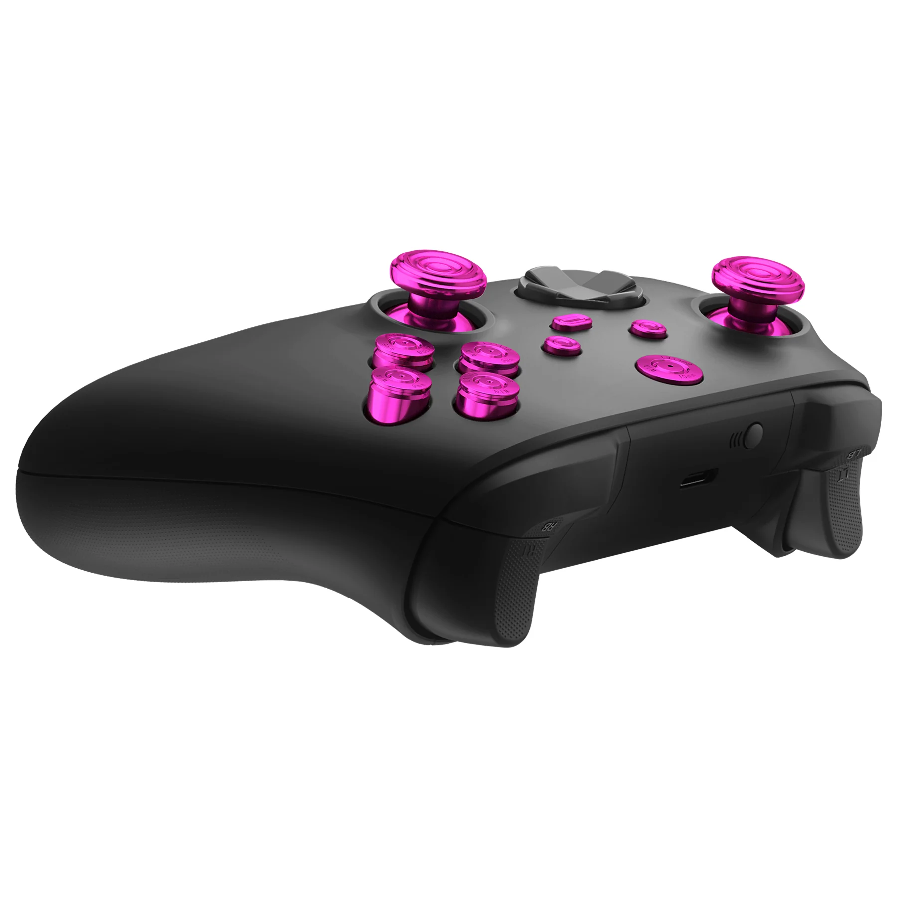 eXtremeRate 9 in 1 Custom Gold Metal Buttons for Xbox Series X/S Controller & Xbox Core Controller - Purple - Image 8