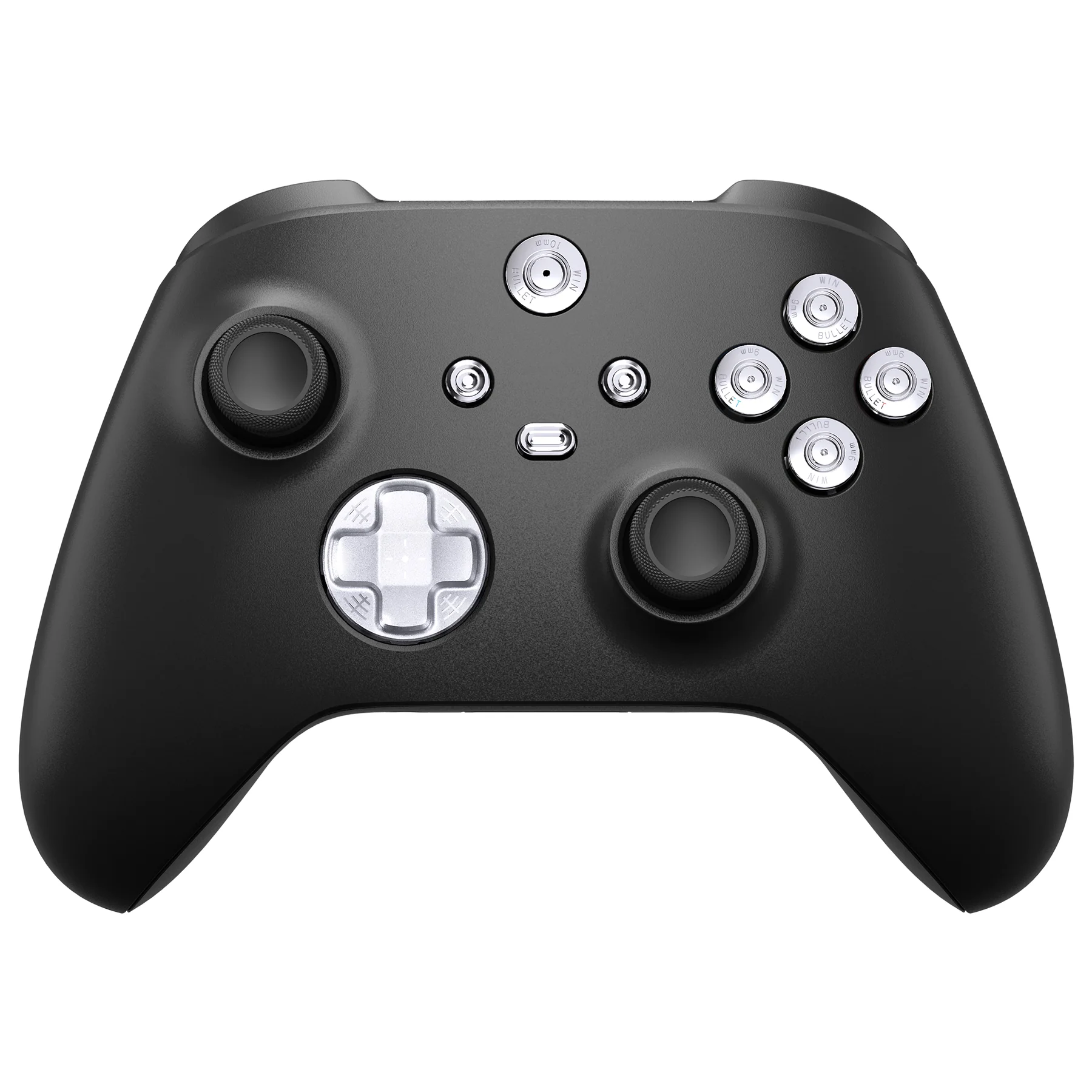 eXtremeRate 9 in 1 Custom Gold Metal Buttons for Xbox Series X/S Controller & Xbox Core Controller - Silver - Image 4