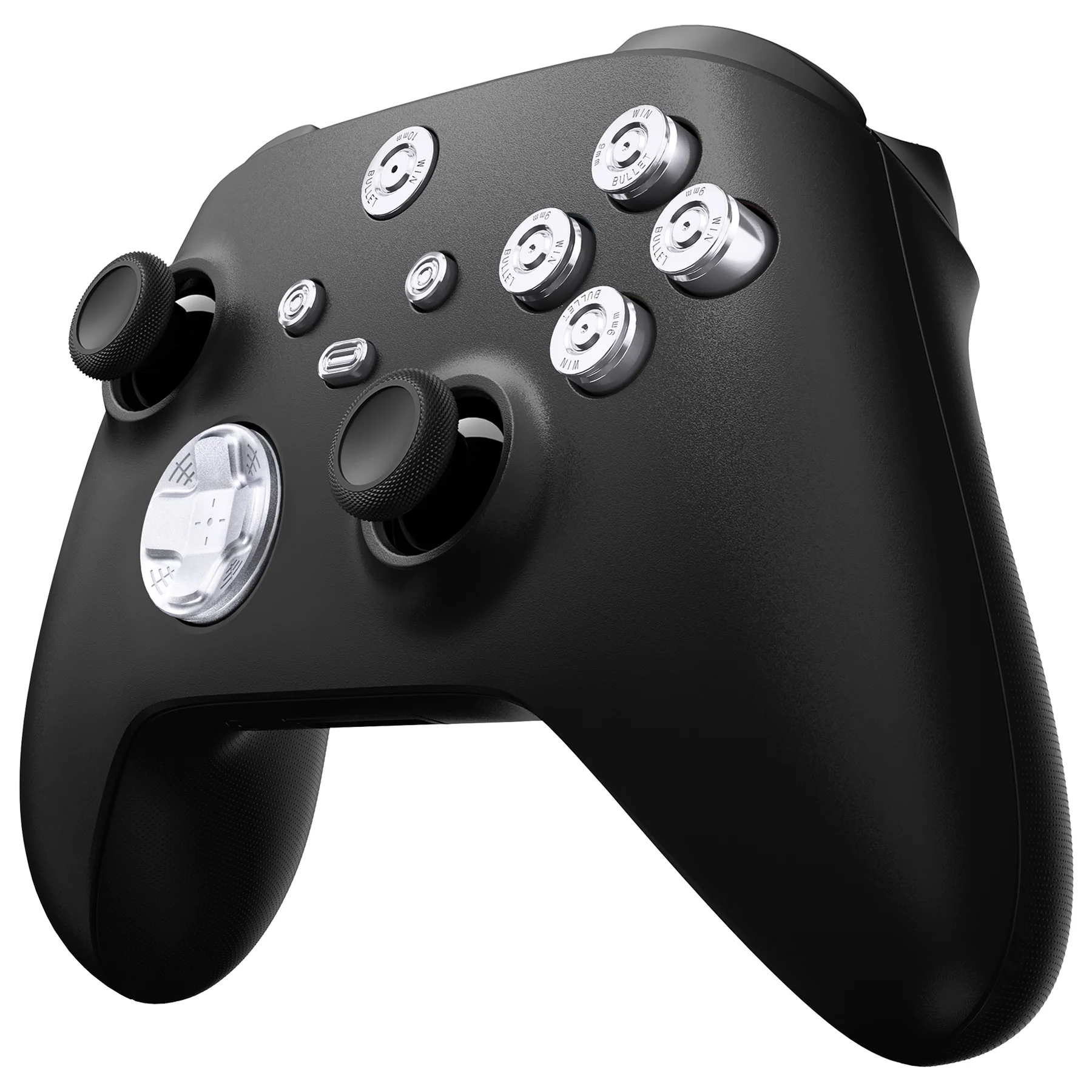 eXtremeRate 9 in 1 Custom Gold Metal Buttons for Xbox Series X/S Controller & Xbox Core Controller - Silver - Image 5