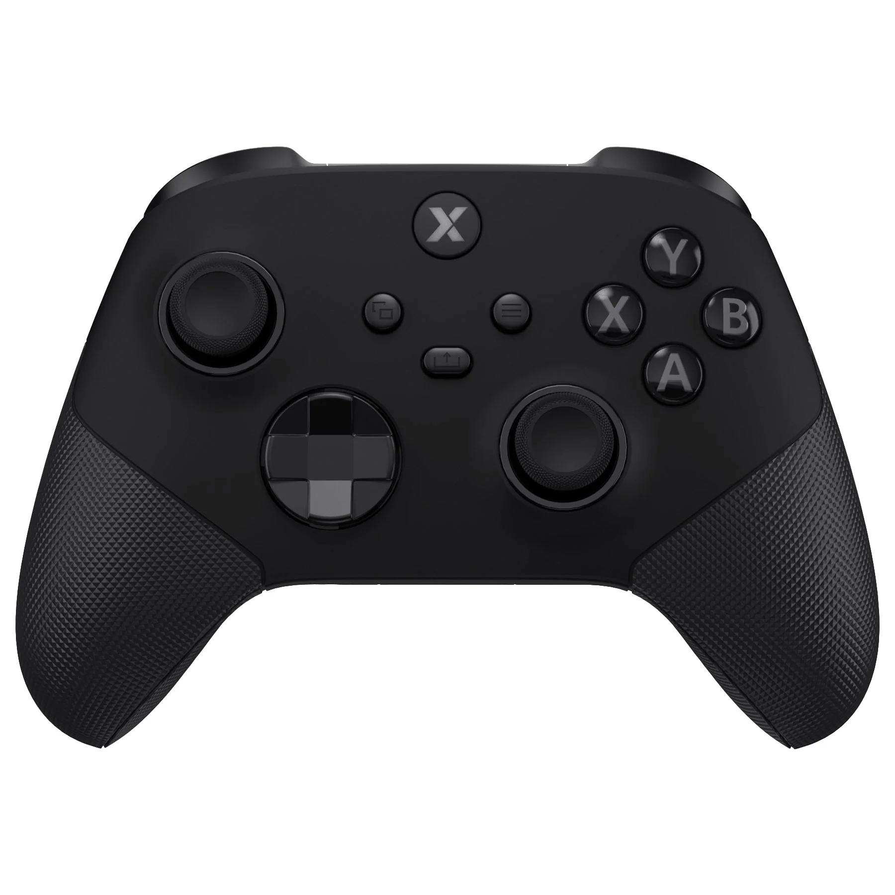 eXtremeRate ASR Version Performance Redesigned Full Set Shell Buttons with Ergonomic Trigger Stop Rubberized Grip for Xbox Series X/S Controller & Xbox Core Controller - Diamond Textured Black - Image 4
