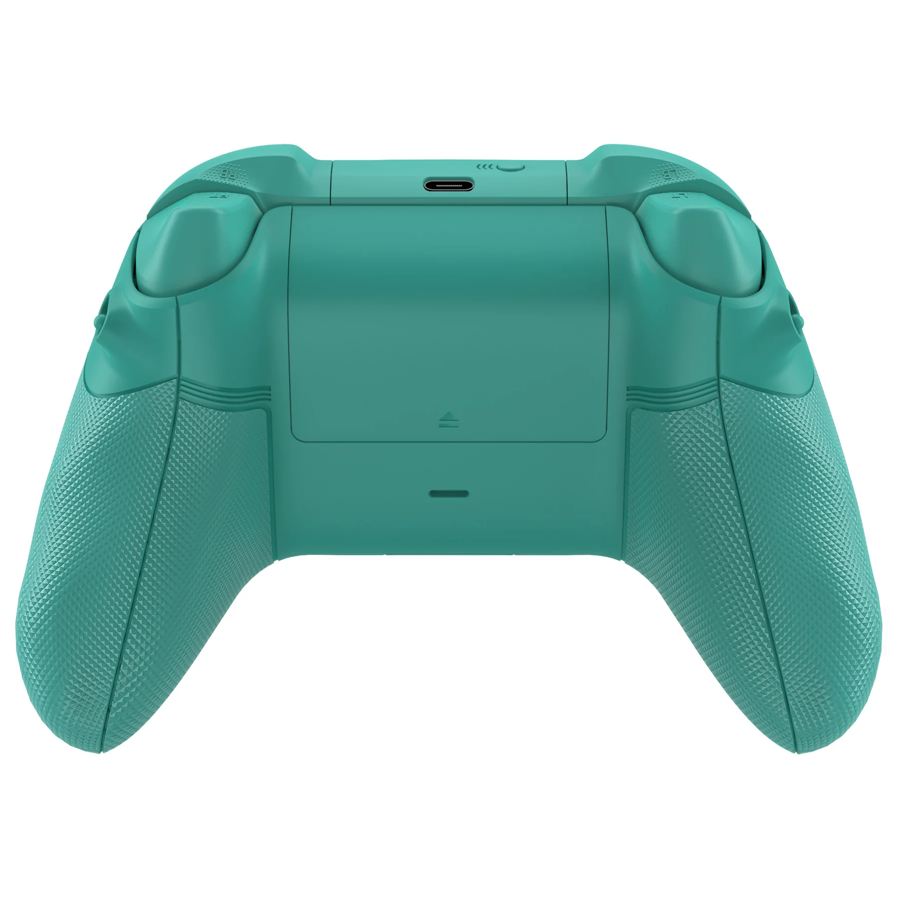 eXtremeRate ASR Version Performance Redesigned Full Set Shell Buttons with Ergonomic Trigger Stop Rubberized Grip for Xbox Series X/S Controller & Xbox Core Controller - Diamond Textured Teal Green - Image 7