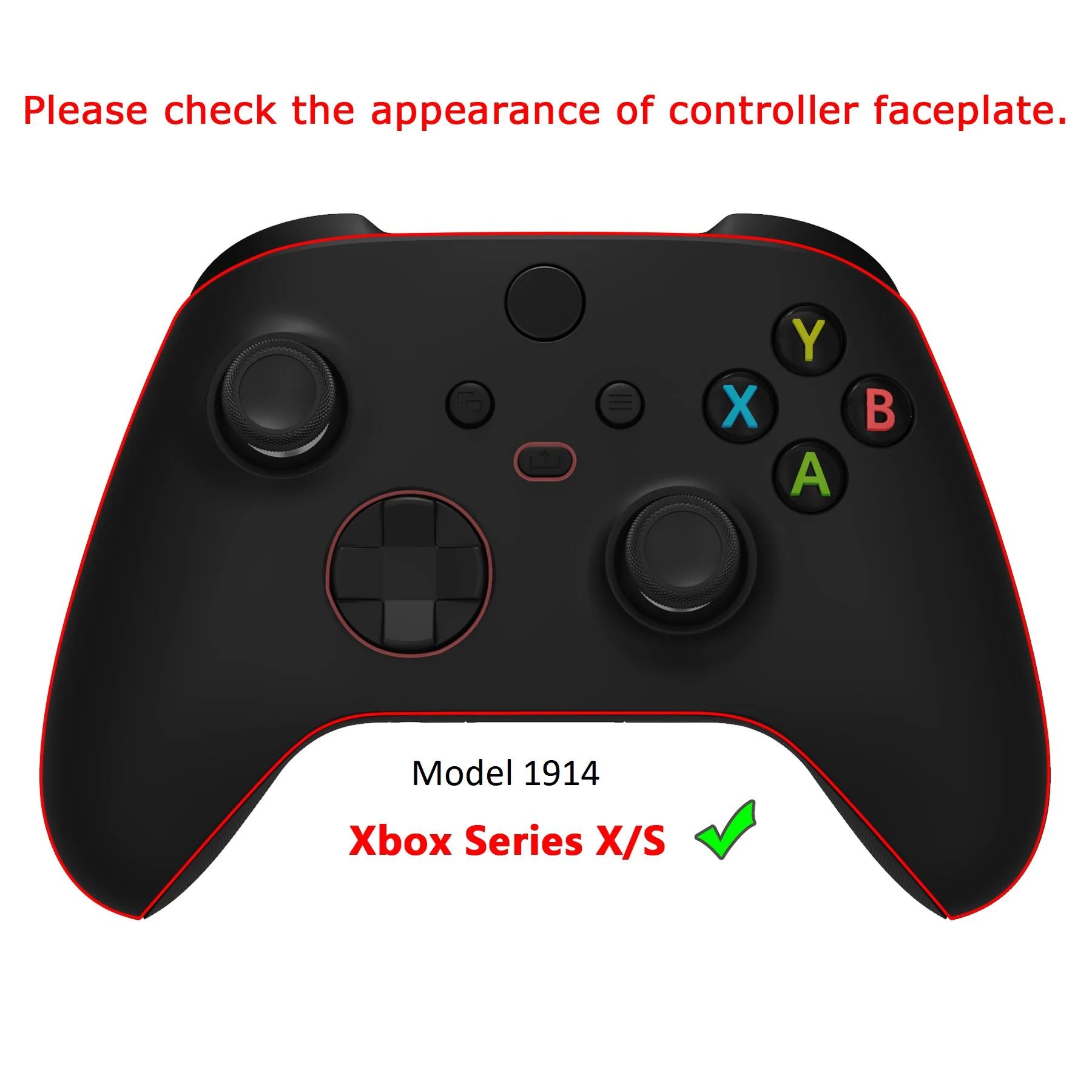 eXtremeRate ASR Version Performance Rubberized Full Set Shell Buttons with Redesigned Grip Diamond Texture Handles Backplate Case for Xbox Series X/S Controller & Xbox Core Controller - Jade Dragon - Cloud Dominator - Image 3