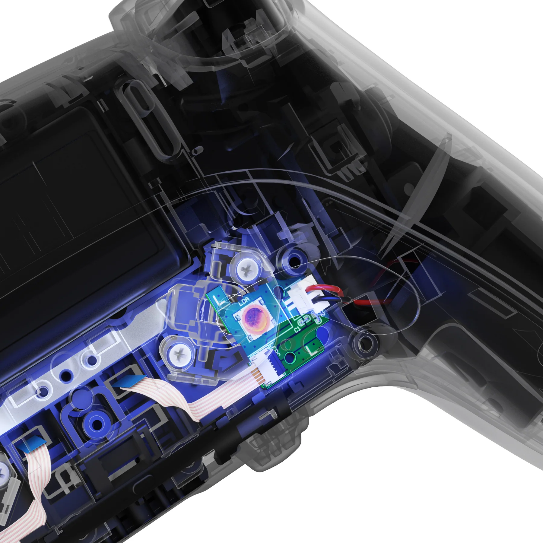 eXtremeRate Back Paddles Replacement Switch Board Kit for PS5 Edge Controller, Custom Redesigned LB RB Buttons Enhancement Repair Parts - Without Back Buttons - Image 3