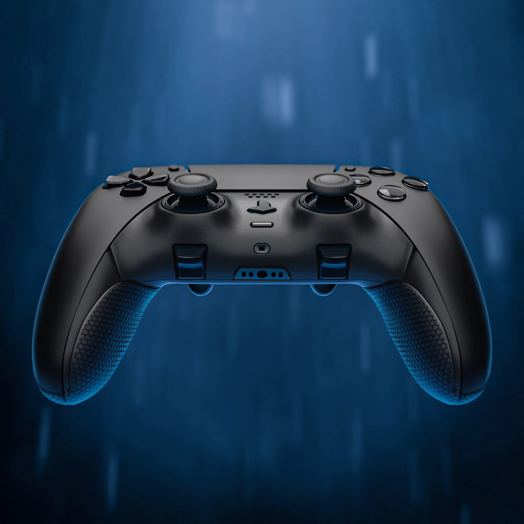 eXtremeRate Beyond-ARC Bottom Shell Kit with Rubberised Grip for PS5 Edge Controller - Black - Image 10