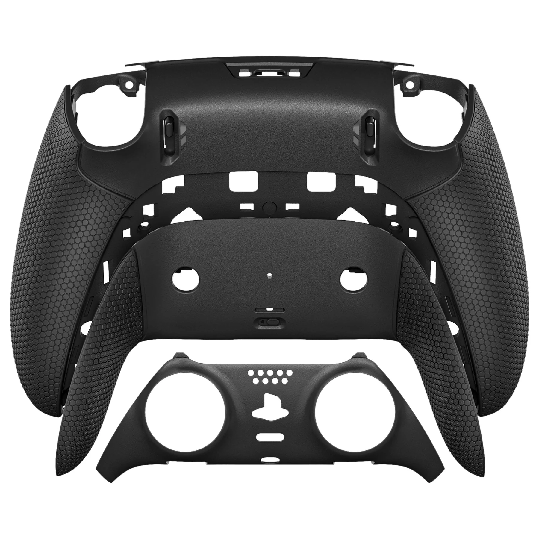 eXtremeRate Beyond-ARC Bottom Shell Kit with Rubberised Grip for PS5 Edge Controller - Black - Image 3