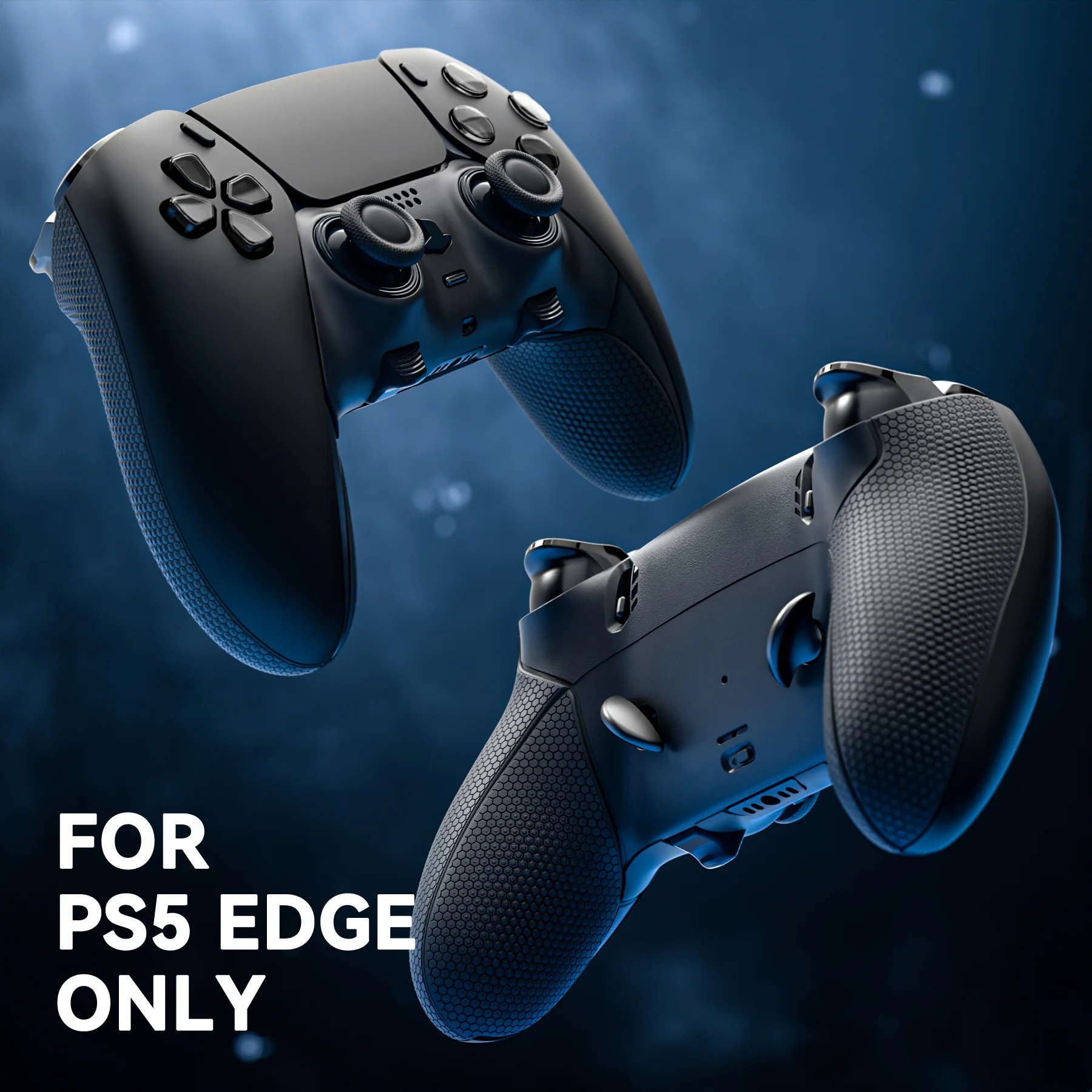 eXtremeRate Beyond-ARC Bottom Shell Kit with Rubberised Grip for PS5 Edge Controller - Black - Image 5