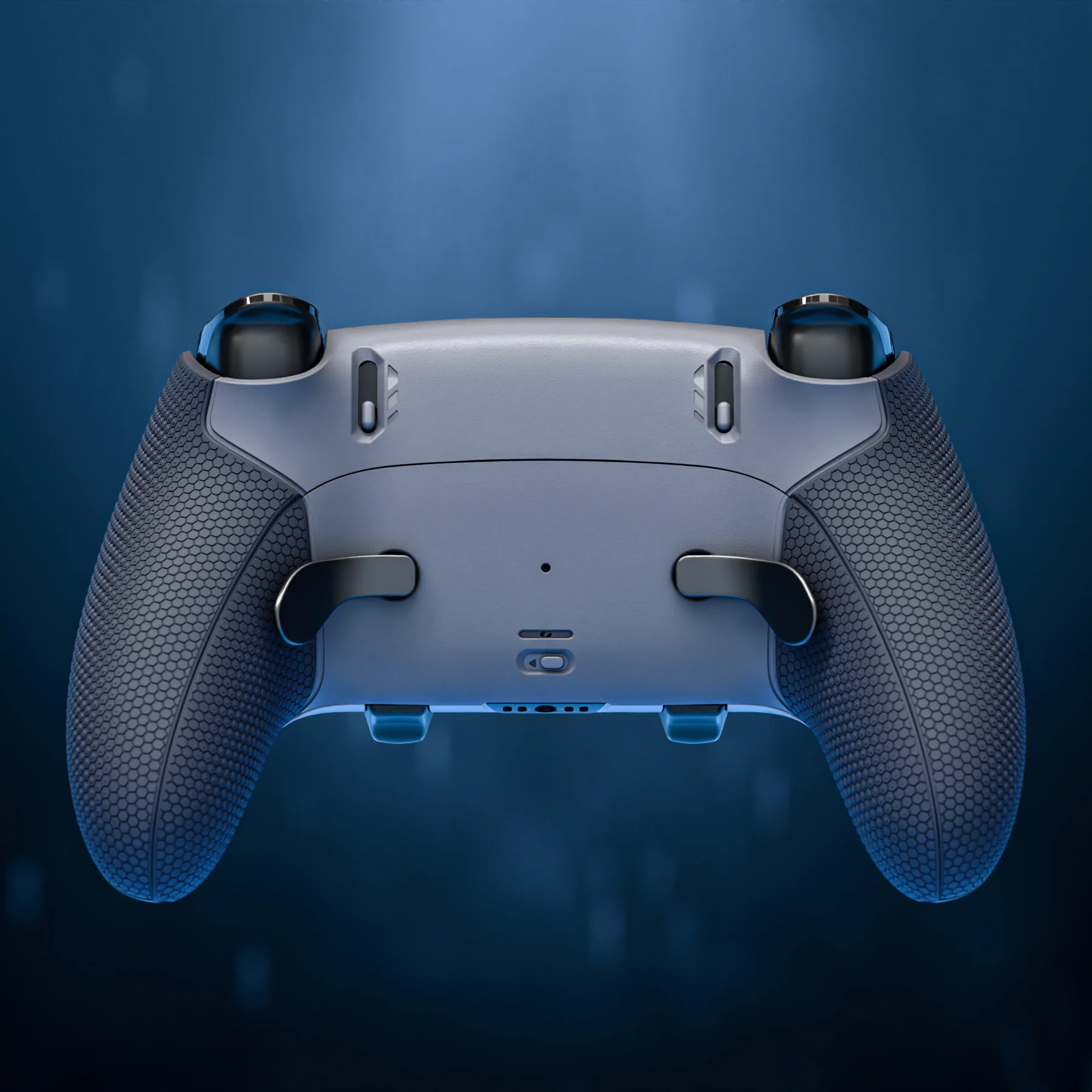 eXtremeRate Beyond-ARC Bottom Shell Kit with Rubberised Grip for PS5 Edge Controller - New Hope Gray & Classic Gray - Image 9