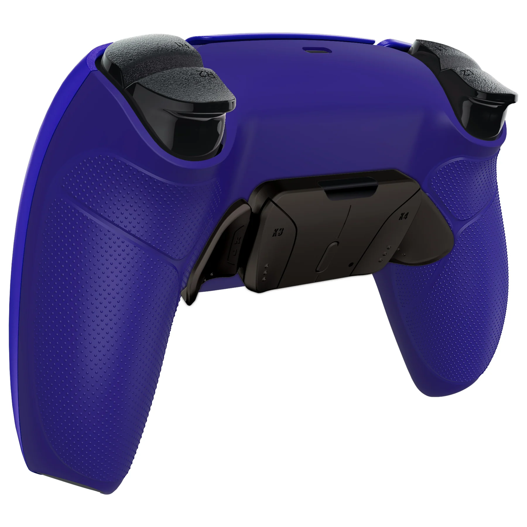 eXtremeRate Black Real Metal Buttons (RMB) Version RISE4 Remap Kit for PS5 Controller BDM-030/040/050 - Rubberized Cobalt Blue - Image 8