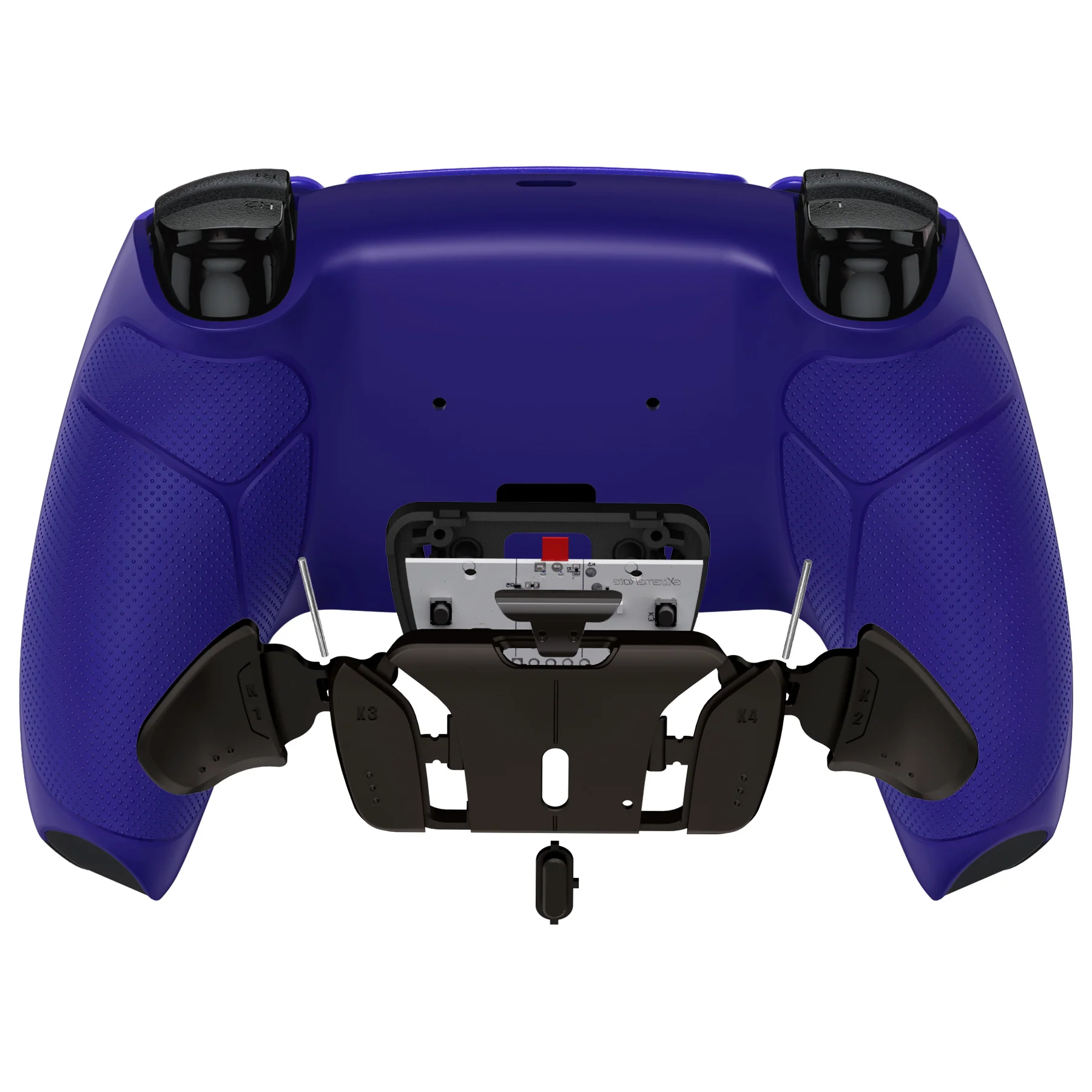 eXtremeRate Black Real Metal Buttons (RMB) Version RISE4 V3 Remap Kit for PS5 Controller BDM-030/040/050 - Rubberized Cobalt Blue - Image 6