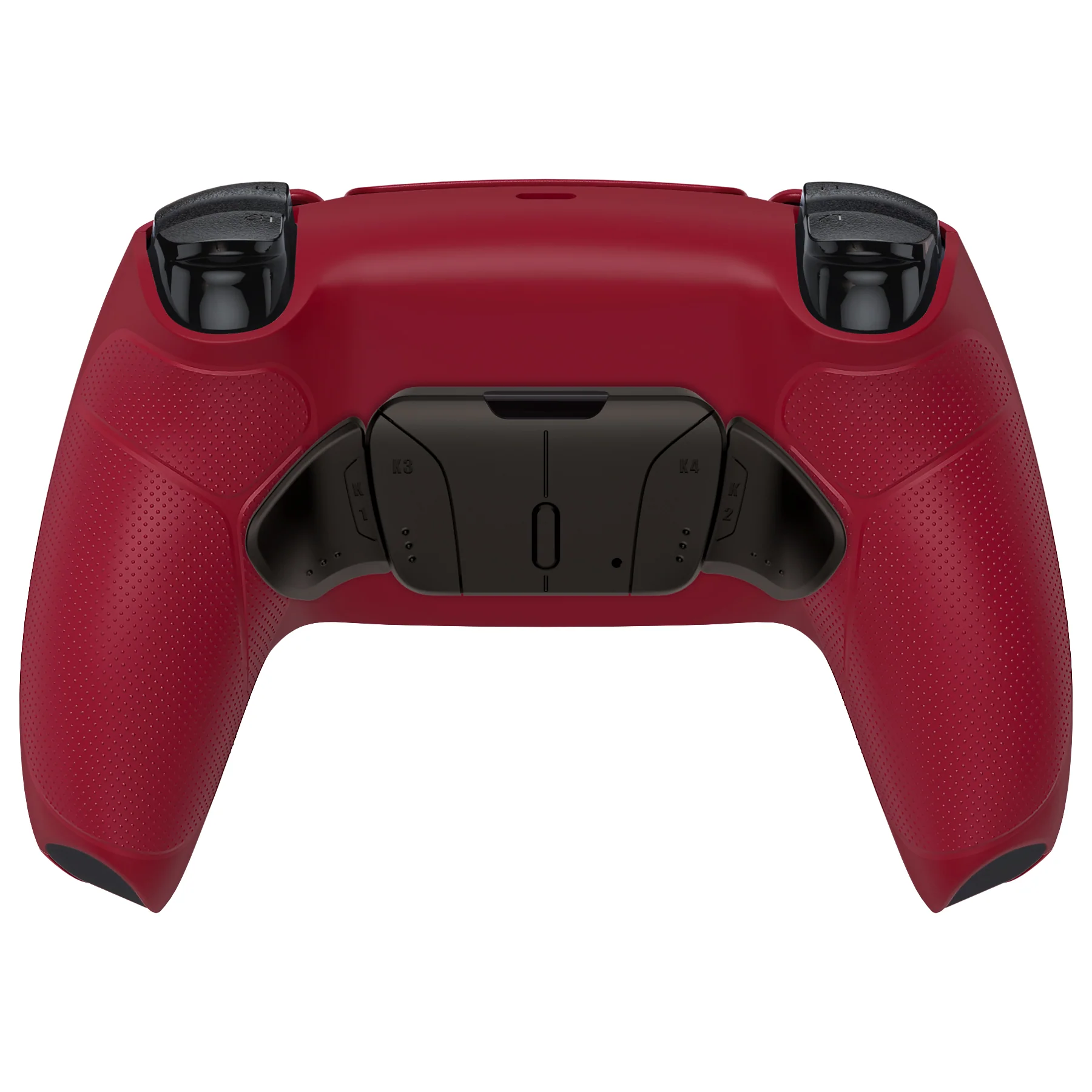 eXtremeRate Black Real Metal Buttons (RMB) Version RISE4 V3 Remap Kit for PS5 Controller BDM-030/040/050 - Rubberized Volcanic Red - Image 7