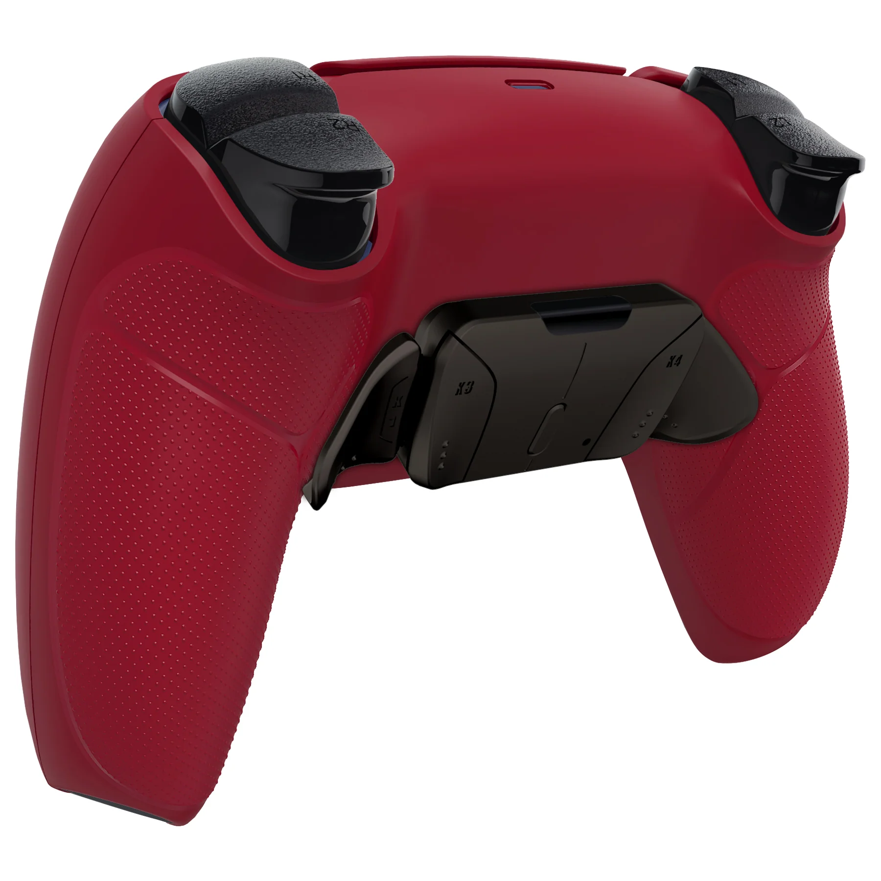eXtremeRate Black Real Metal Buttons (RMB) Version RISE4 V3 Remap Kit for PS5 Controller BDM-030/040/050 - Rubberized Volcanic Red - Image 8