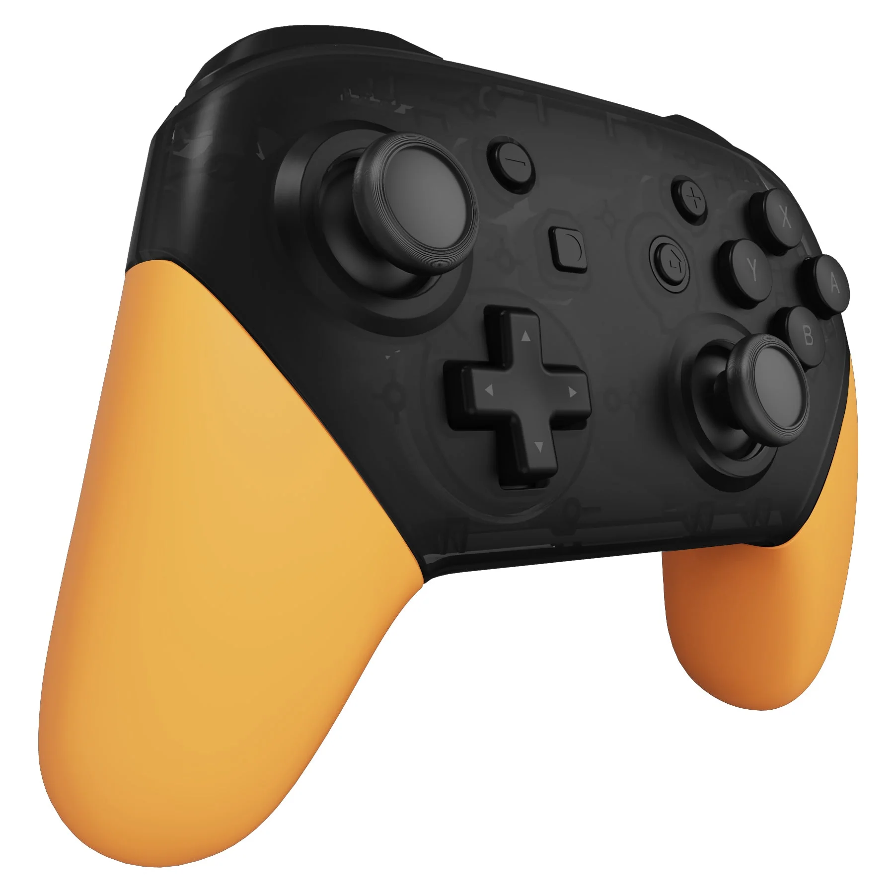 eXtremeRate Replacement Handle Grips for Nintendo Switch Pro Controller - Caution Yellow - Image 4
