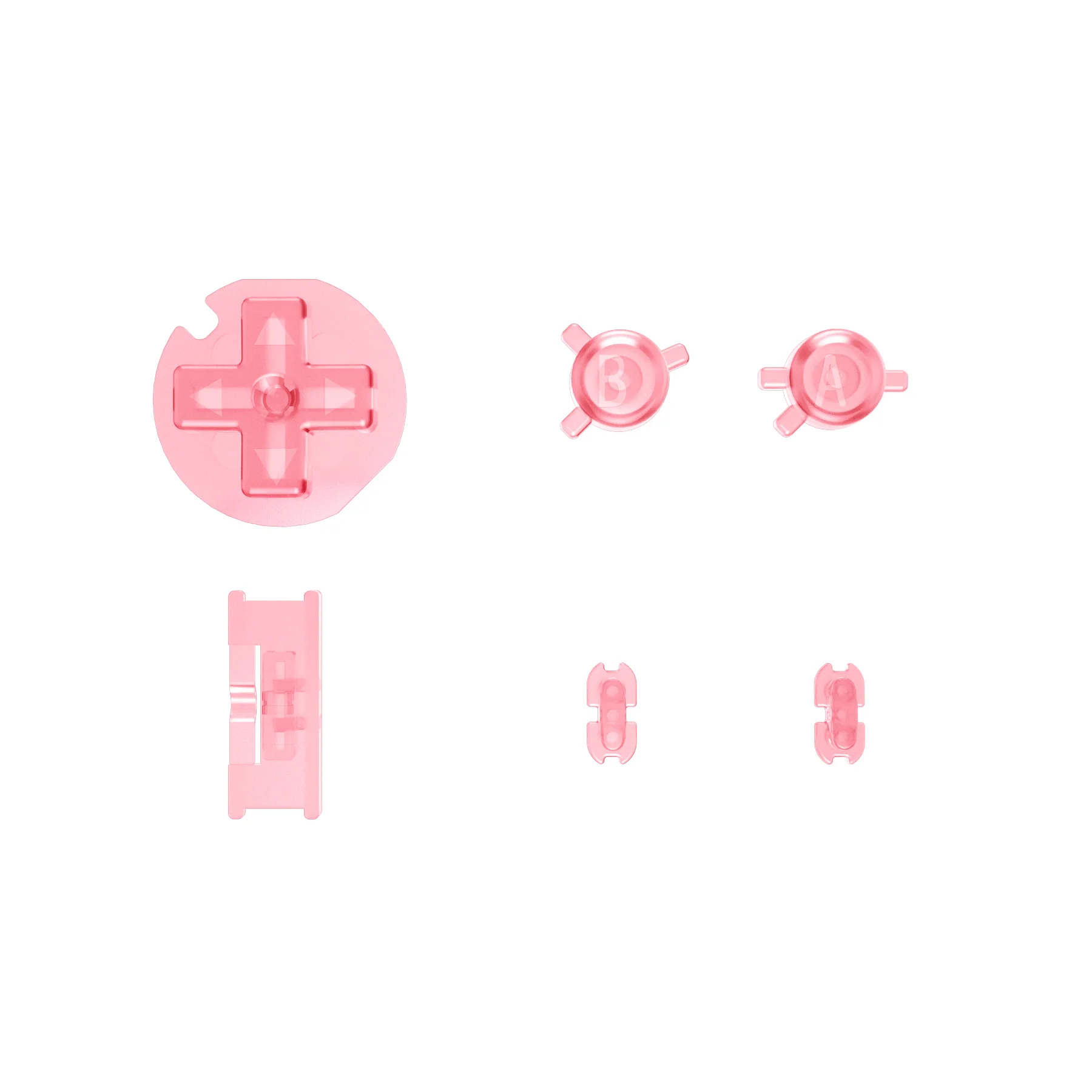 eXtremeRate Replacement Full Set Buttons for Gameboy Color GBC - Cherry Pink - Image 2