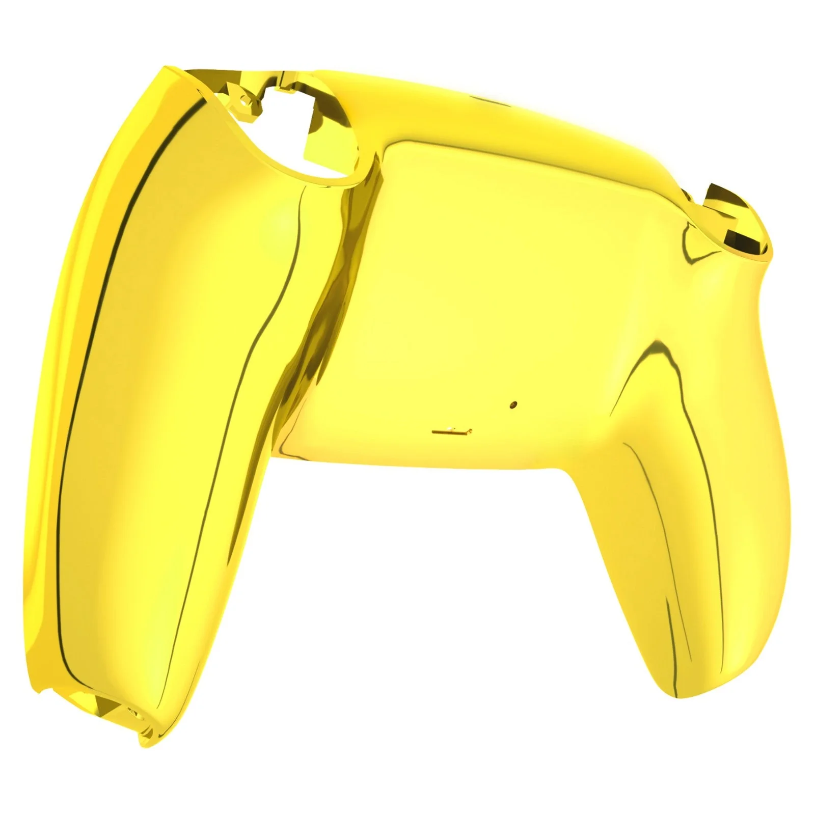 eXtremeRate Replacement Back Housing Bottom Shell Compatible with PS5 Controller BDM-010/020/030/040/050 - Chrome Gold Glossy - Image 7