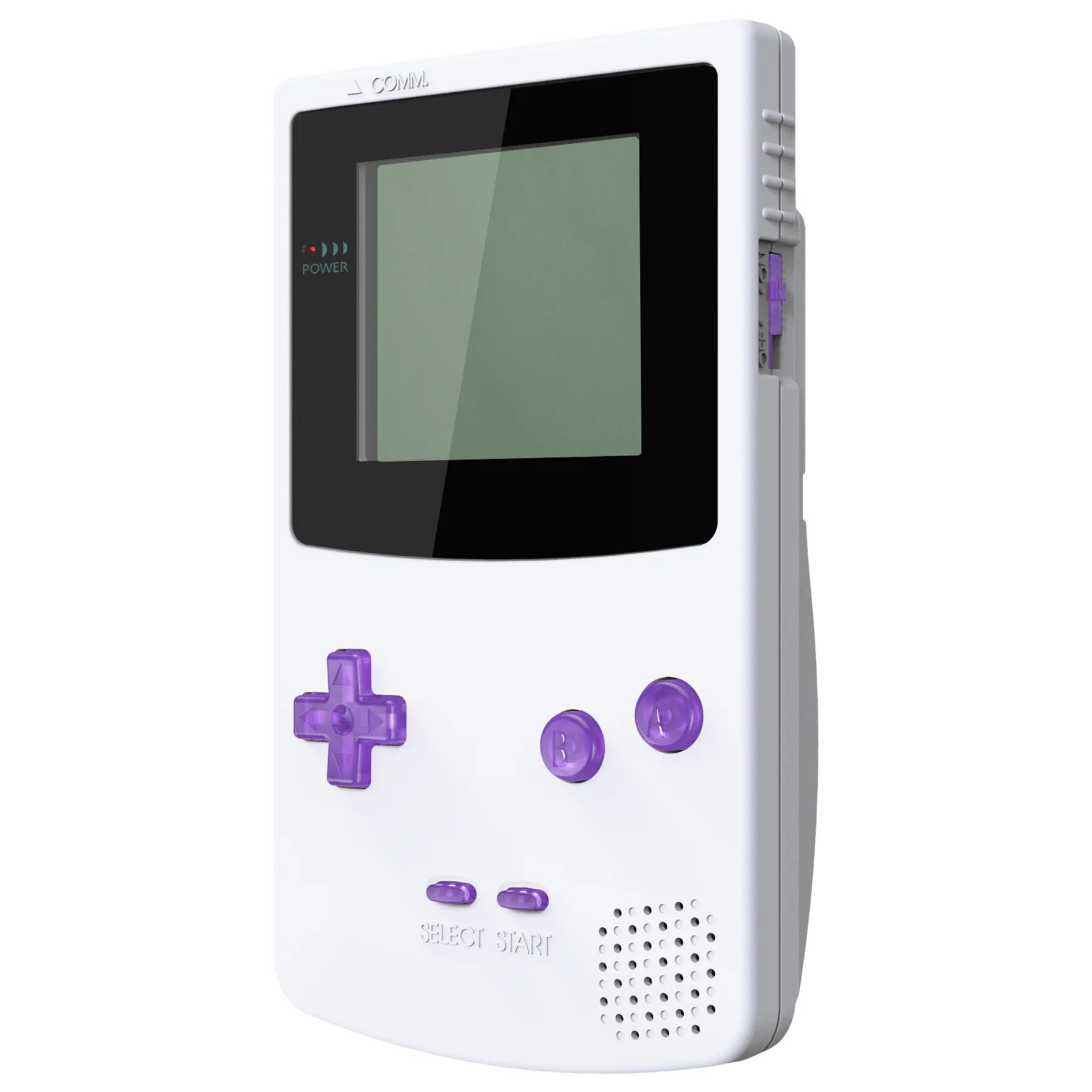 eXtremeRate Replacement Full Set Buttons for Gameboy Color GBC - Clear Atomic Purple - Image 6