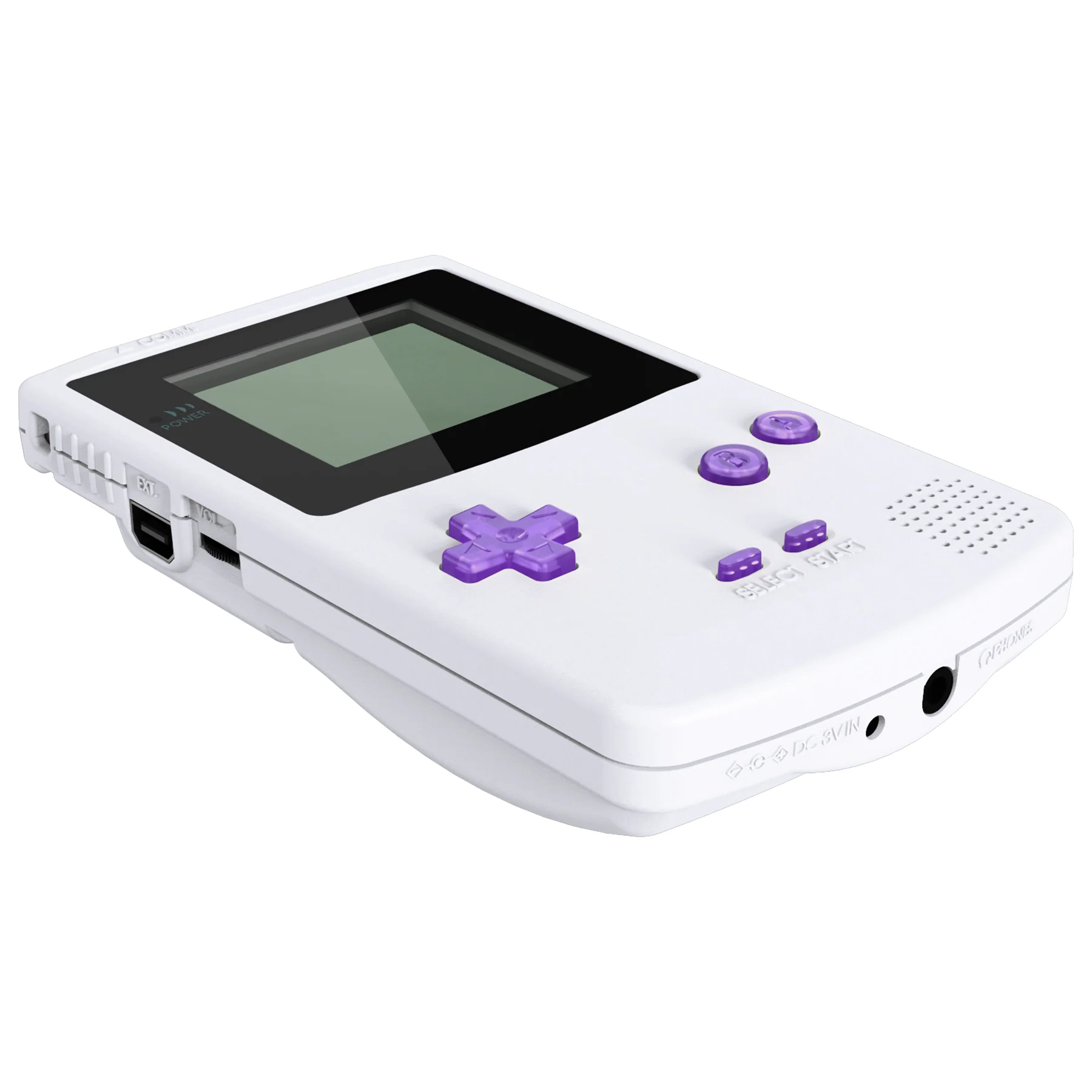 eXtremeRate Replacement Full Set Buttons for Gameboy Color GBC - Clear Atomic Purple - Image 7