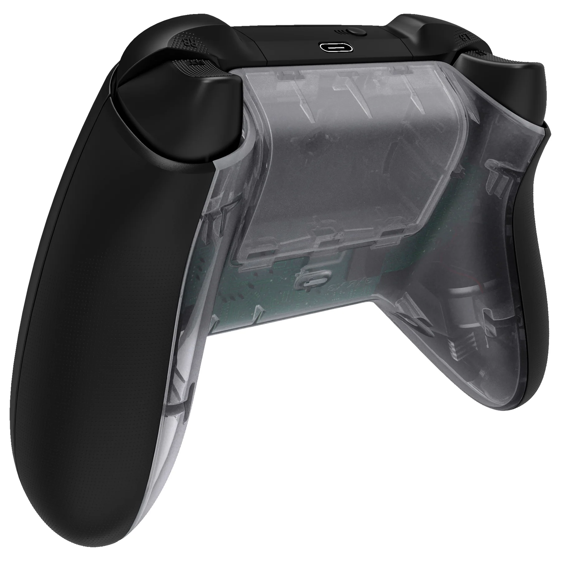 eXtremeRate Replacement Bottom Shell with Battery Cover for Xbox Series X & S Controller - Clear - Image 5