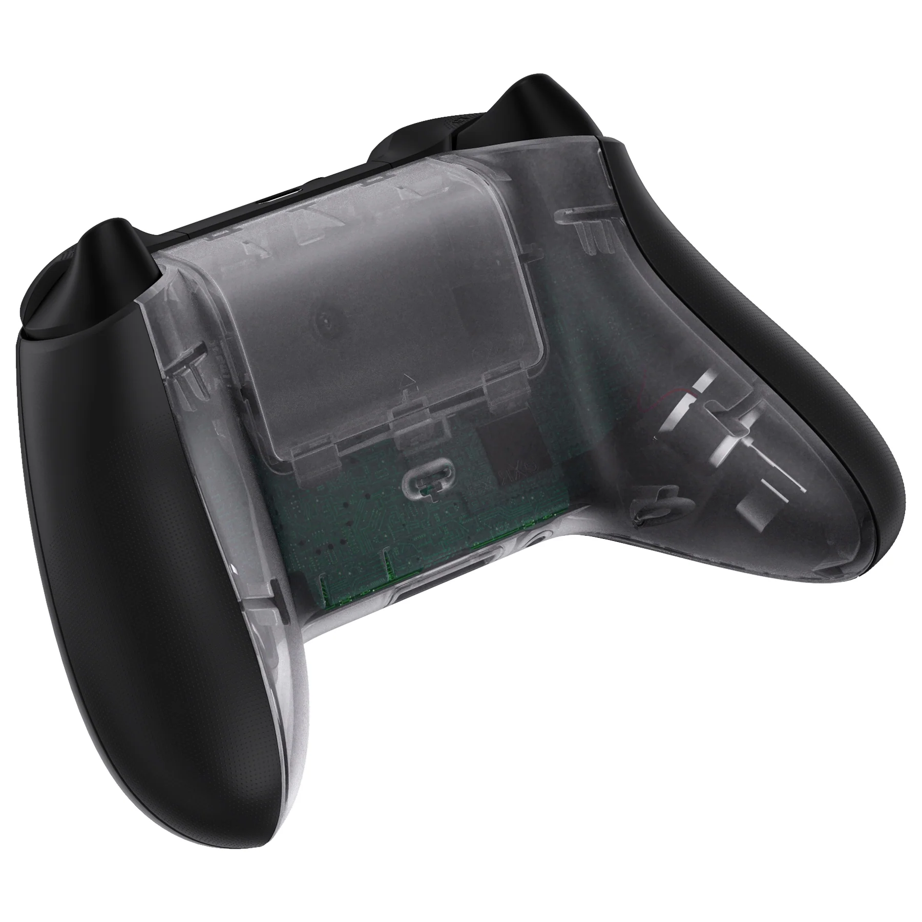 eXtremeRate Replacement Bottom Shell with Battery Cover for Xbox Series X & S Controller - Clear - Image 7