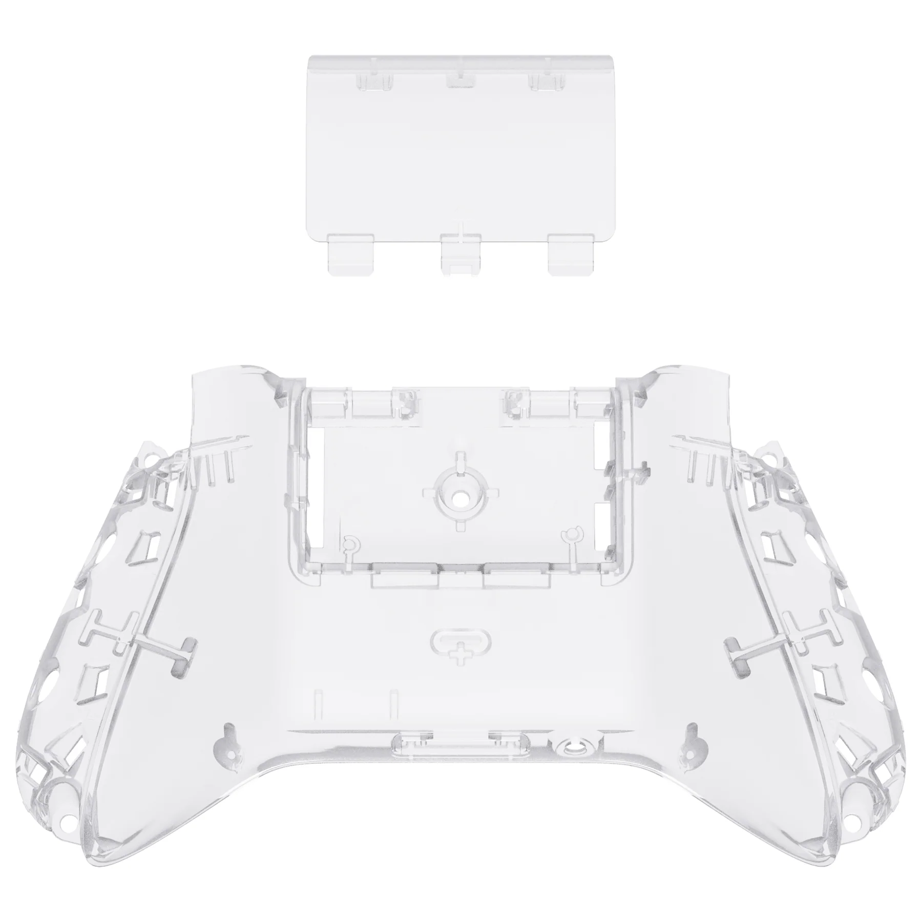 eXtremeRate Replacement Bottom Shell with Battery Cover for Xbox Series X & S Controller - Clear - Image 8