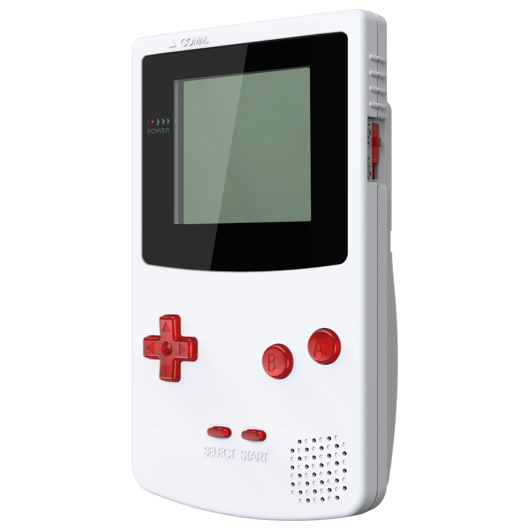 eXtremeRate Replacement Full Set Buttons for Gameboy Color GBC - Clear Red - Image 6