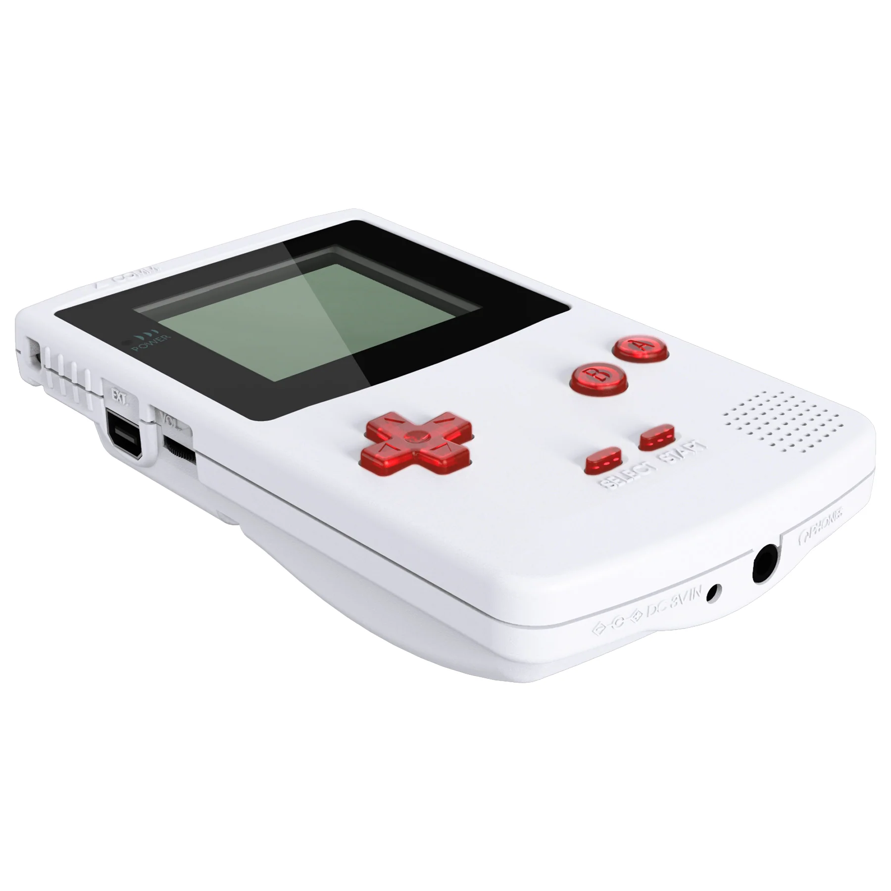 eXtremeRate Replacement Full Set Buttons for Gameboy Color GBC - Clear Red - Image 7