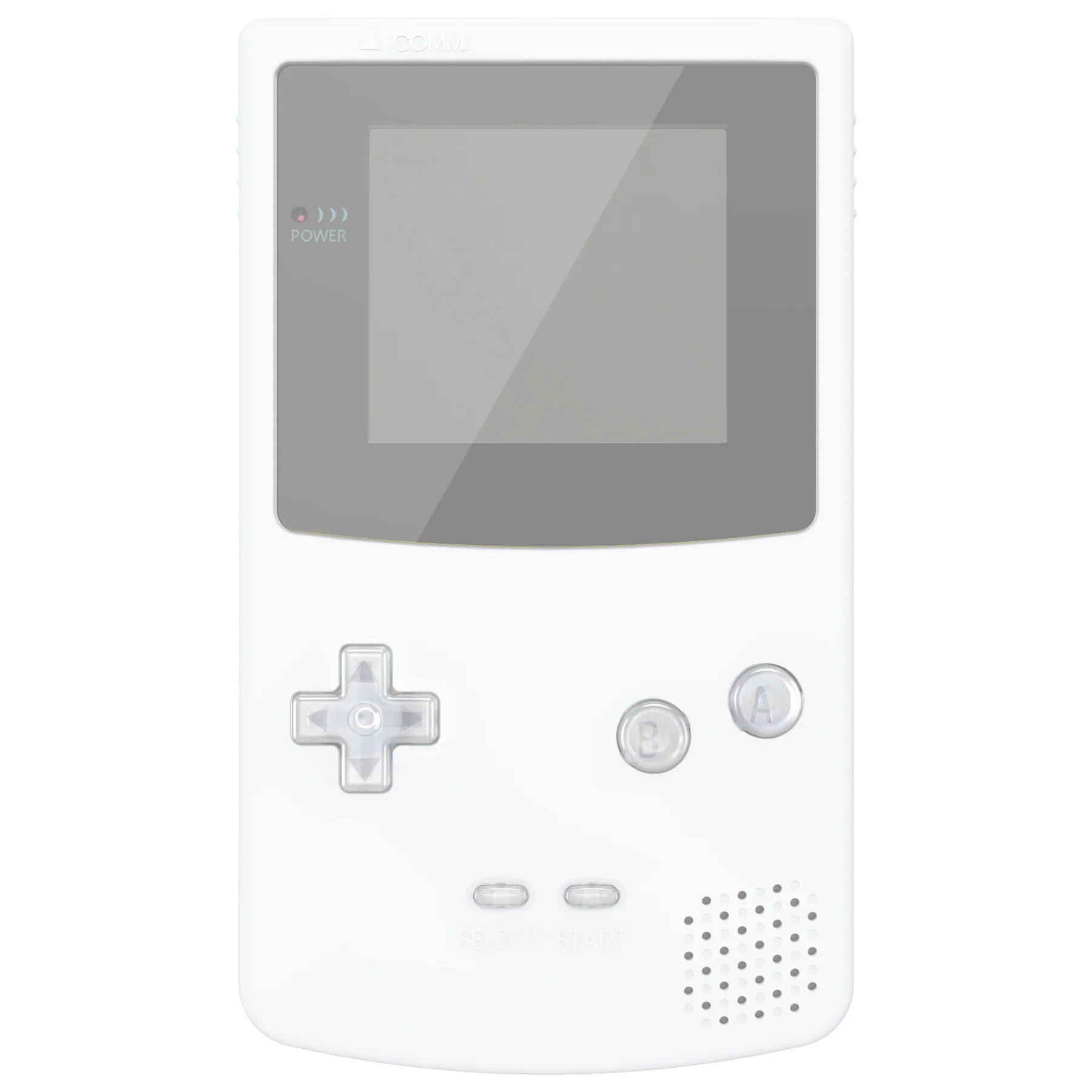 eXtremeRate Replacement Full Set Buttons for Gameboy Color GBC - Transparent Clear - Image 4