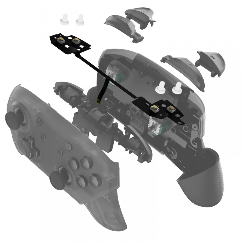 eXtremeRate Clicky Hair Trigger Kit for Nintendo Switch Pro Controller Shoulder Buttons - Image 4