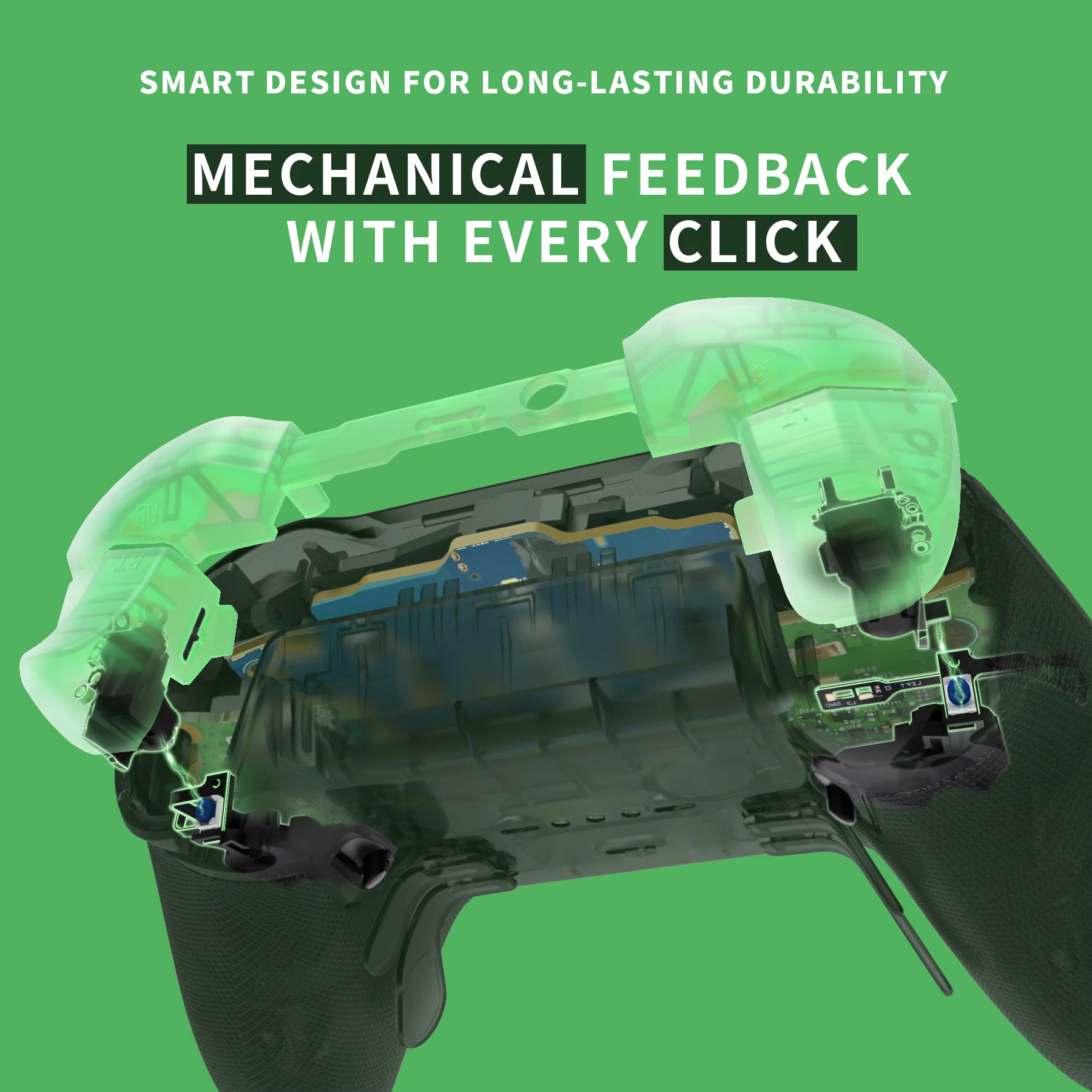 eXtremeRate Clicky Hair Trigger Stop Kit for Xbox Elite Series 2 & Elite 2 Core Controller (Model 1797) - Image 8