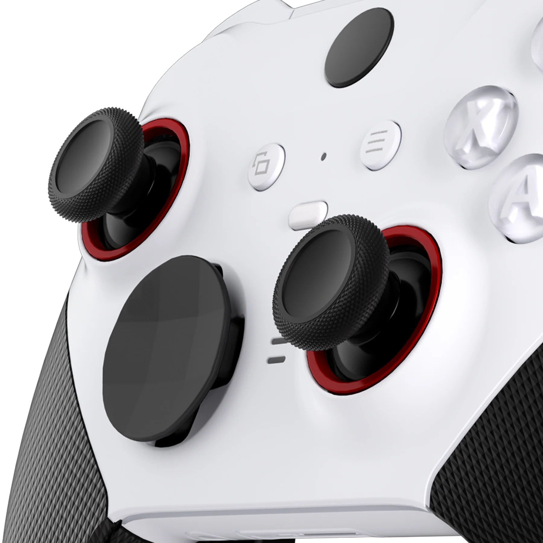 eXtremeRate Custom Accent Rings for Xbox Elite Series 2 Core & for Elite Series 2 & for Xbox One Elite Controller, Compatible with eXtremeRate ASR Version Shell for Xbox Series X/S Controller - Carmine Red - Image 7