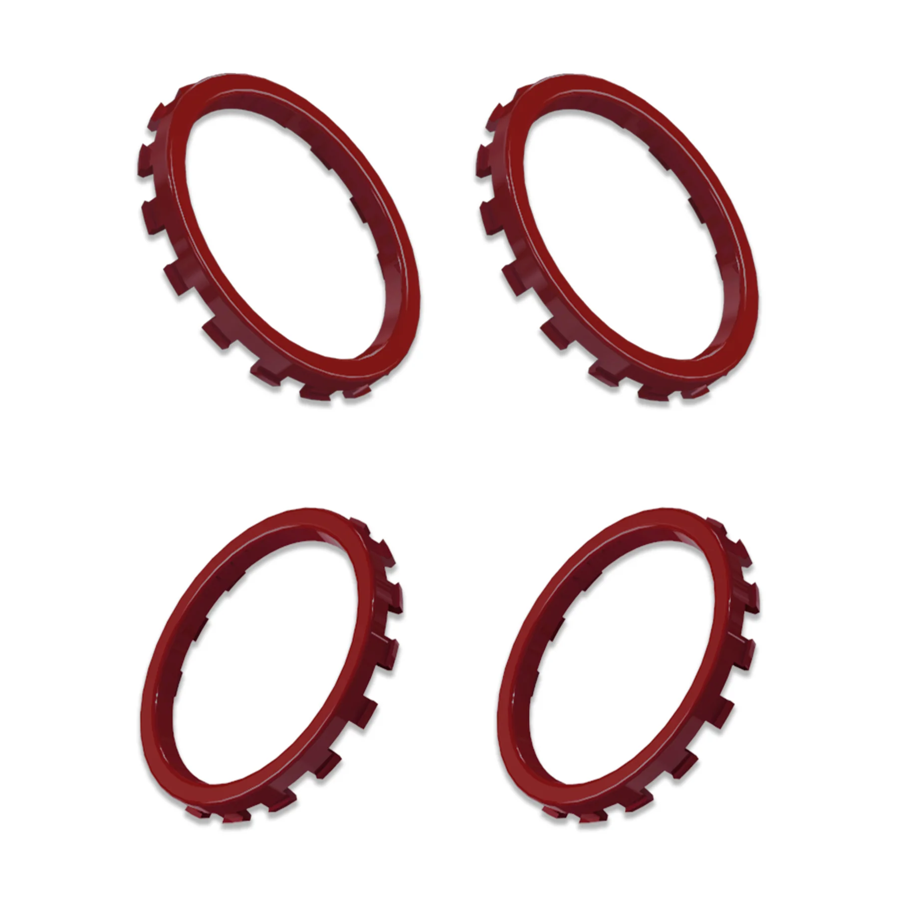 eXtremeRate Custom Accent Rings for Xbox Elite Series 2 Core & for Elite Series 2 & for Xbox One Elite Controller, Compatible with eXtremeRate ASR Version Shell for Xbox Series X/S Controller - Carmine Red - Image 8