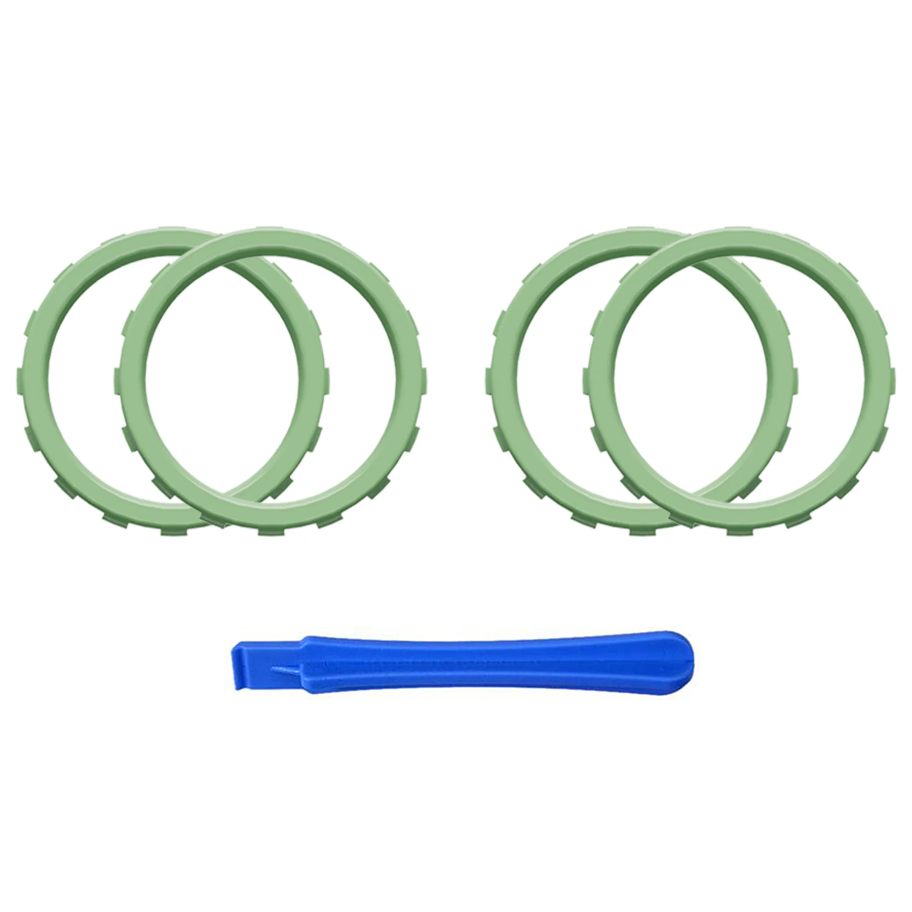 eXtremeRate Custom Accent Rings for Xbox Elite Series 2 Core & for Elite Series 2 & for Xbox One Elite Controller, Compatible with eXtremeRate ASR Version Shell for Xbox Series X/S Controller - Matcha Green - Image 2