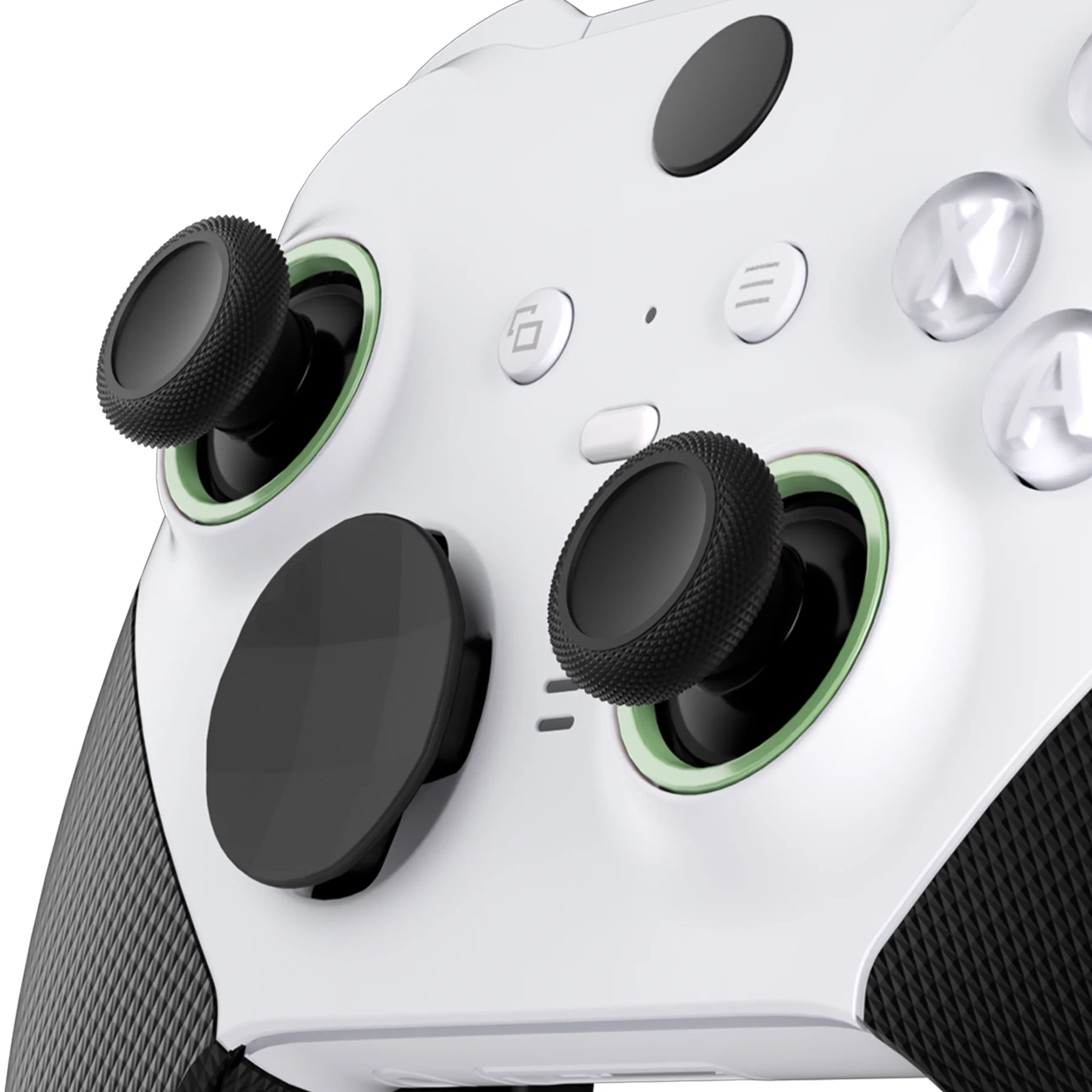 eXtremeRate Custom Accent Rings for Xbox Elite Series 2 Core & for Elite Series 2 & for Xbox One Elite Controller, Compatible with eXtremeRate ASR Version Shell for Xbox Series X/S Controller - Matcha Green - Image 7