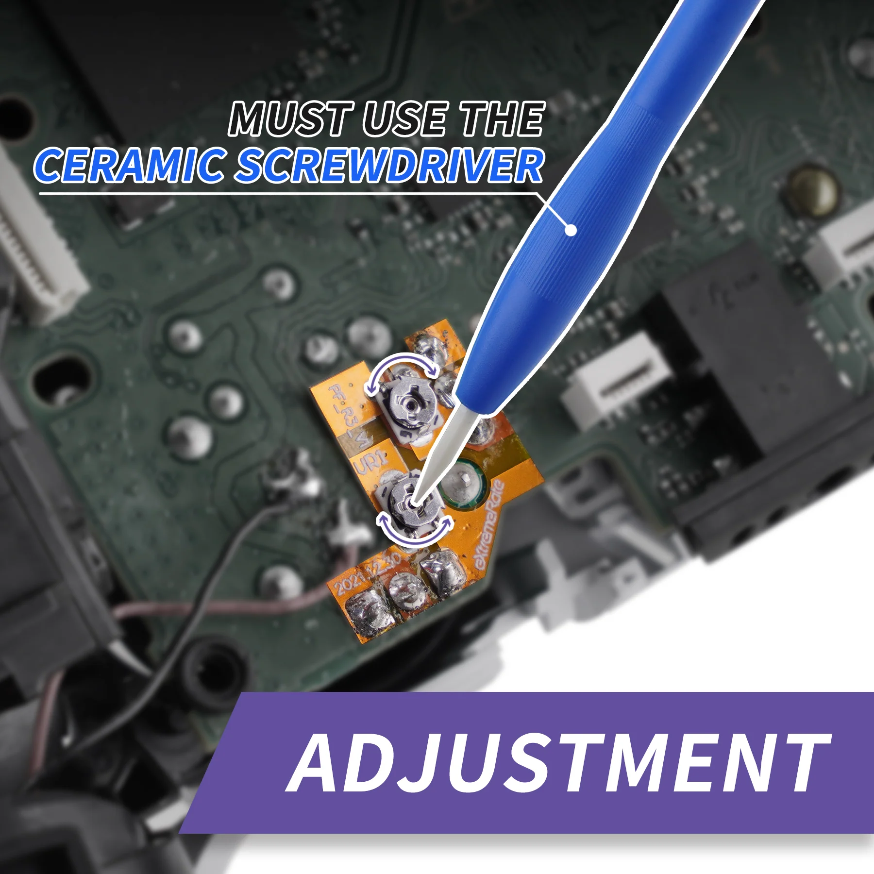 eXtremeRate Custom Drifix Thumbsticks Drift Fix Repair Kit for PS5 Controller BDM-010/020/030/040/050/060 - Image 7