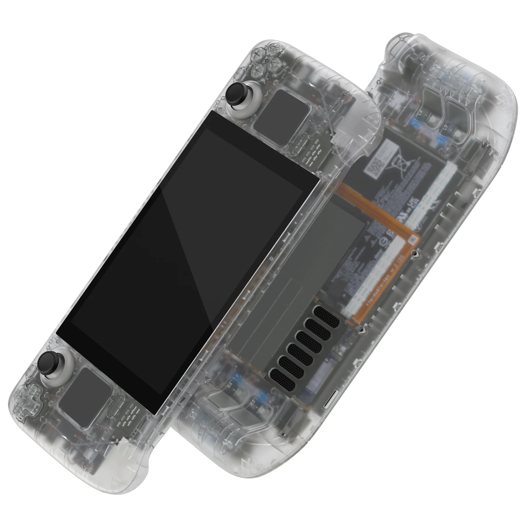 eXtremeRate Custom Full Set Shell with Buttons for Steam Deck LCD - Glow in Dark - Green - Image 2