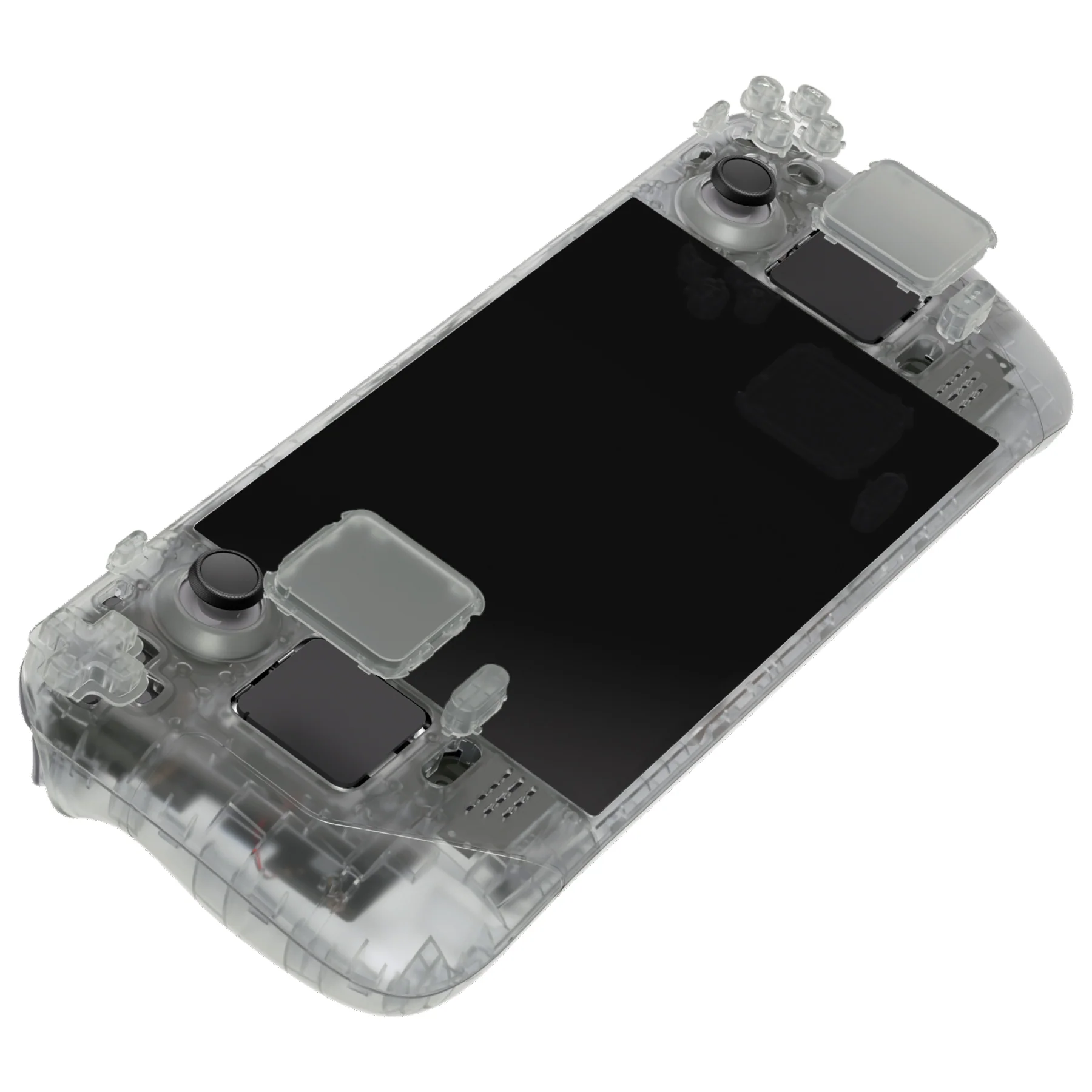 eXtremeRate Custom Full Set Shell with Buttons for Steam Deck LCD - Glow in Dark - Green - Image 5