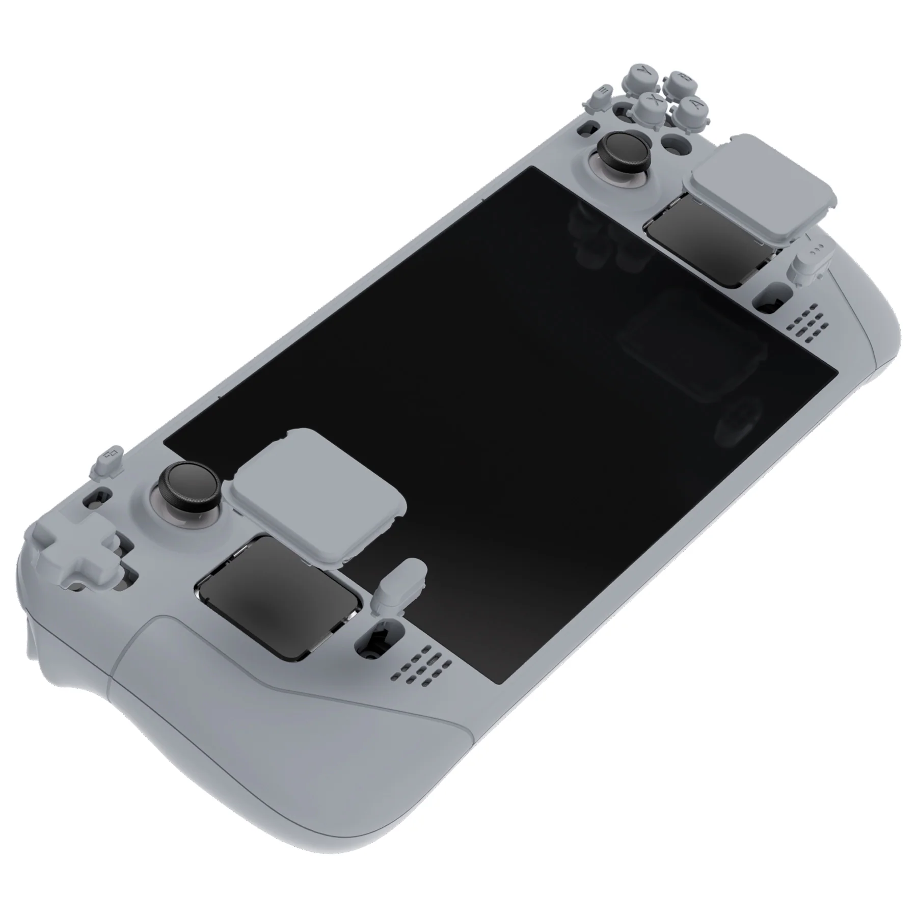 eXtremeRate Custom Full Set Shell with Buttons for Steam Deck LCD - New Hope Gray - Image 5