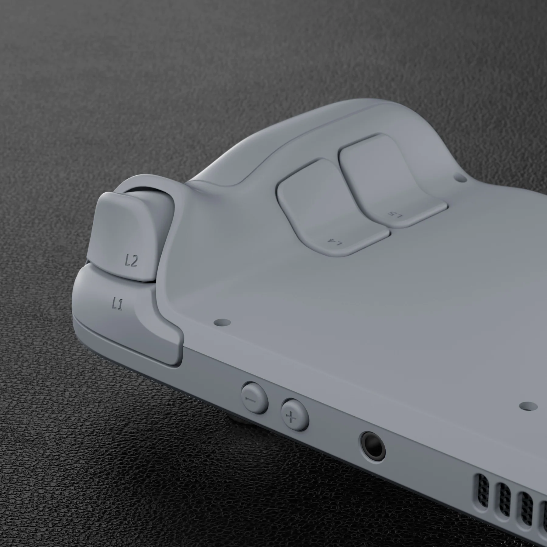 eXtremeRate Custom Full Set Shell with Buttons for Steam Deck LCD - New Hope Gray - Image 9