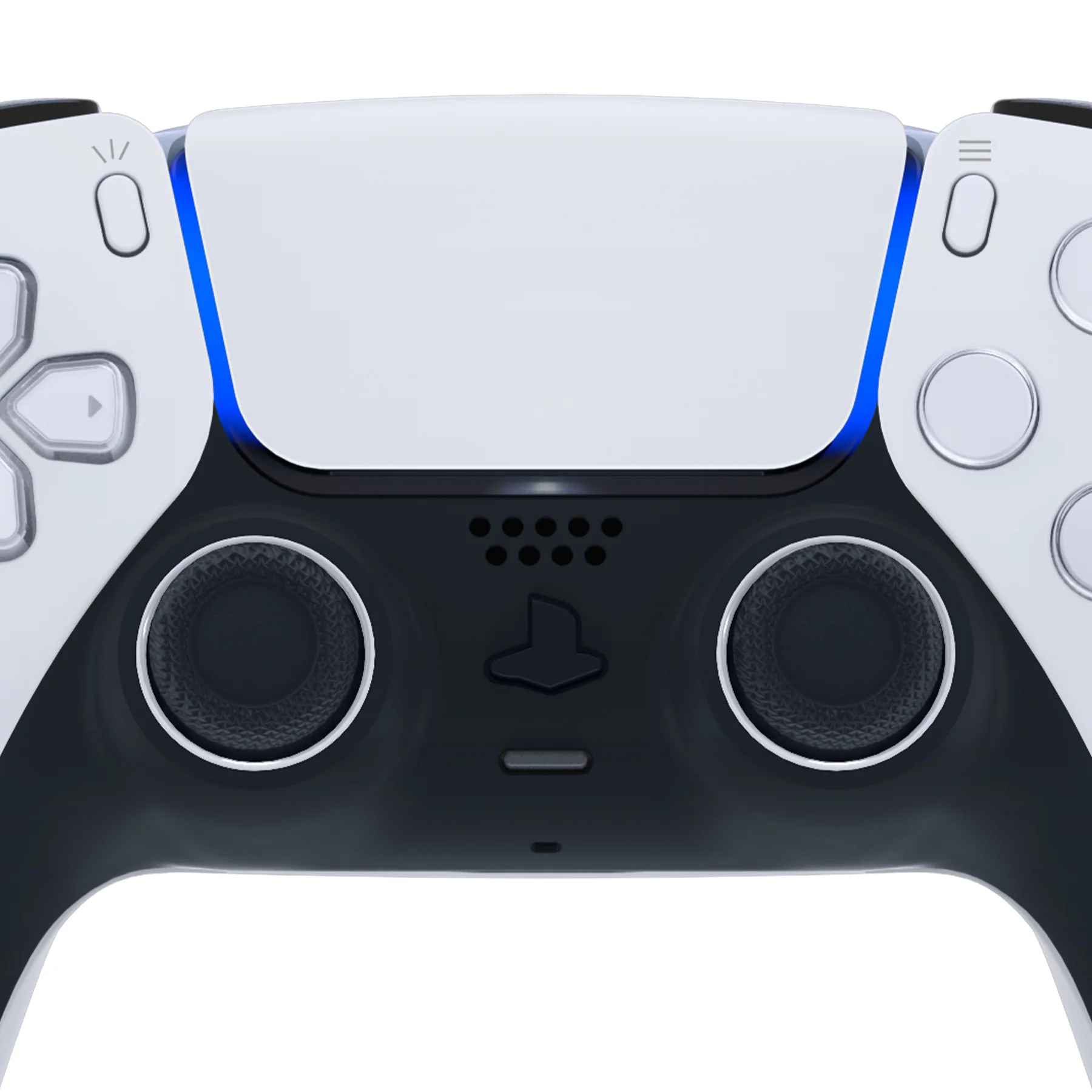 eXtremeRate Custom Replacement Accent Rings for PS5 Controller - Original White - Image 2