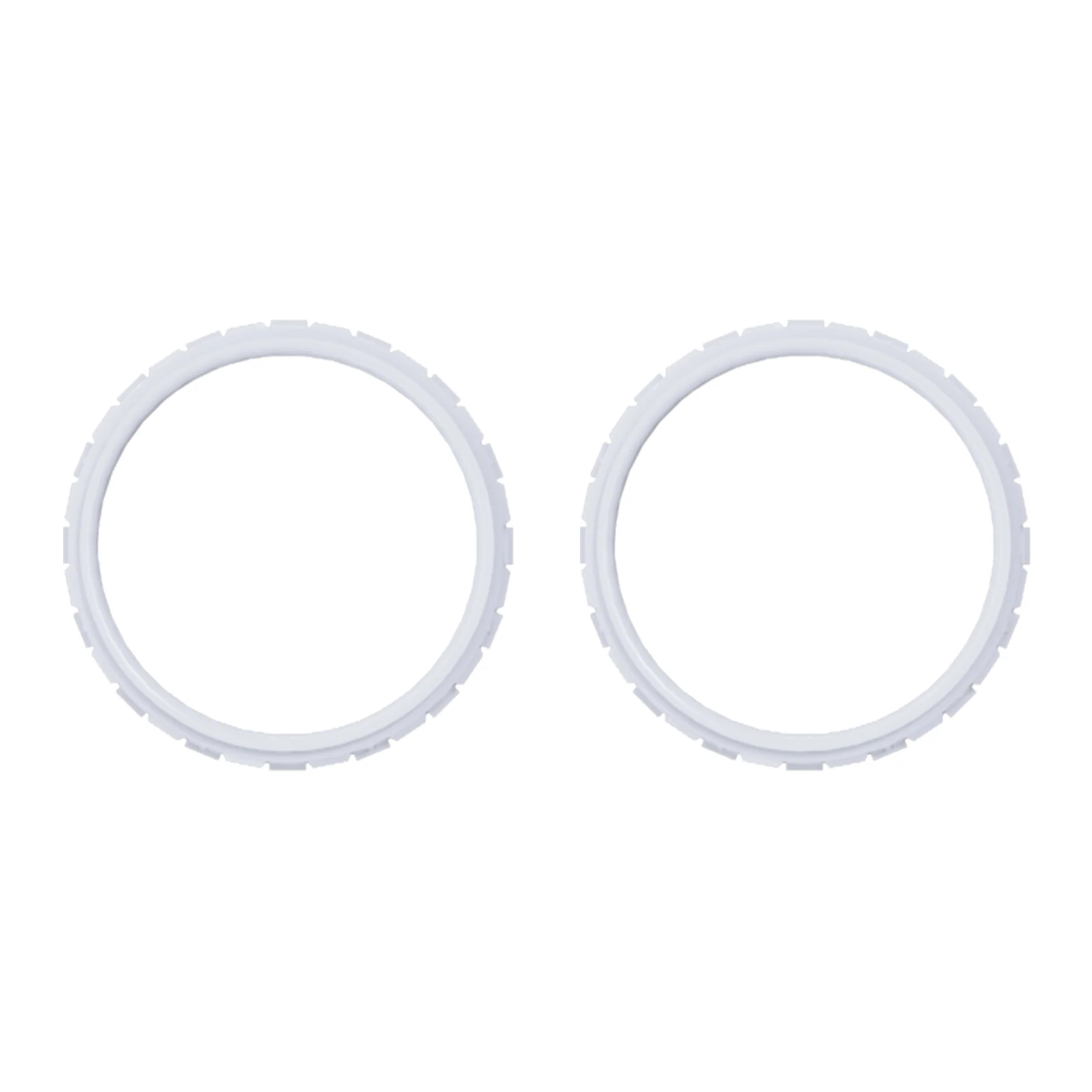eXtremeRate Custom Replacement Accent Rings for PS5 Controller - Original White - Image 6