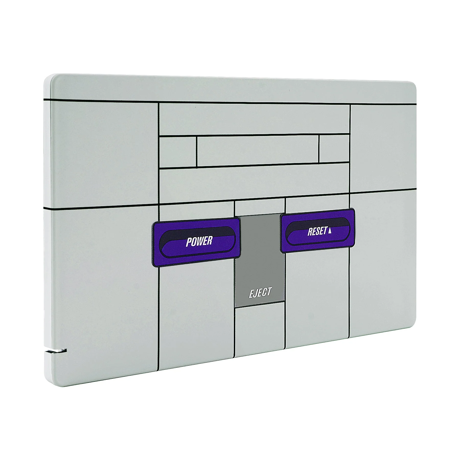 eXtremeRate Custom Replacement Faceplate for Nintendo Switch Charging Dock - Classics SNES Style - Image 2