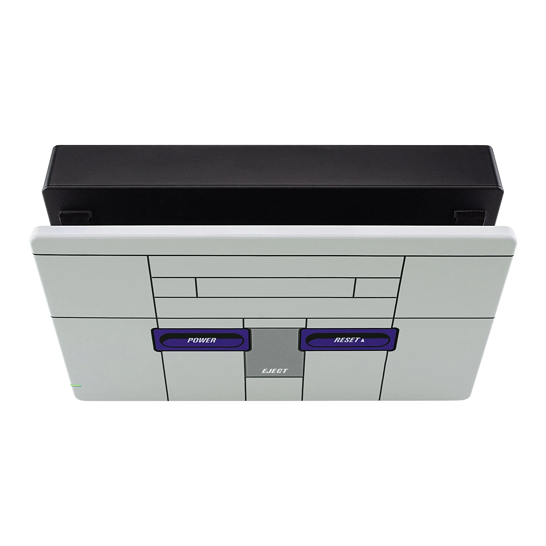 eXtremeRate Custom Replacement Faceplate for Nintendo Switch Charging Dock - Classics SNES Style - Image 7