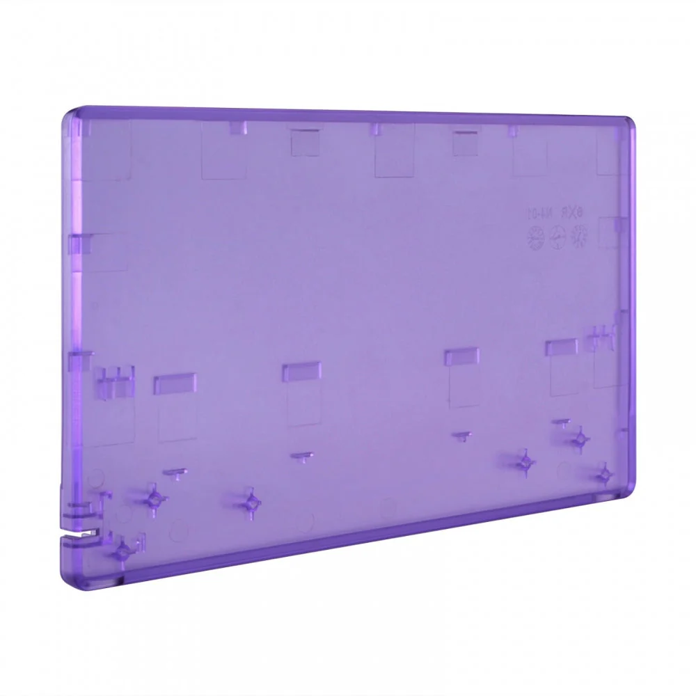 eXtremeRate Custom Replacement Faceplate for Nintendo Switch Charging Dock - Clear Atomic Purple - Image 2
