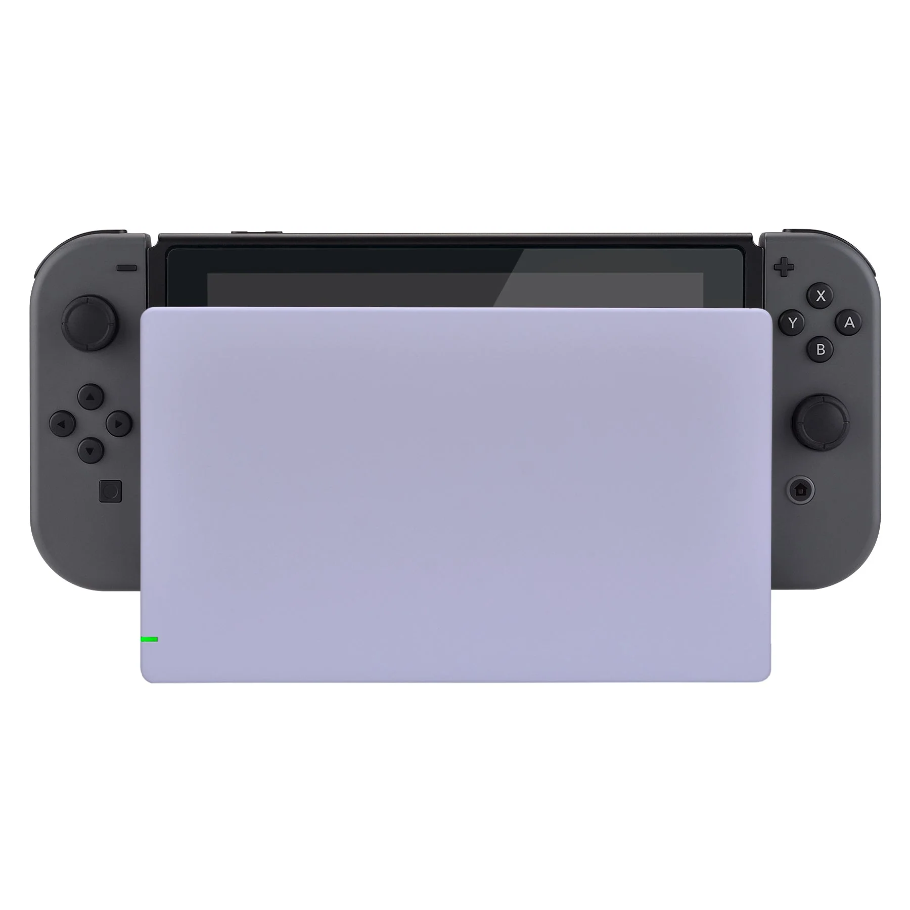 eXtremeRate Custom Replacement Faceplate for Nintendo Switch Charging Dock - Light Violet - Image 4