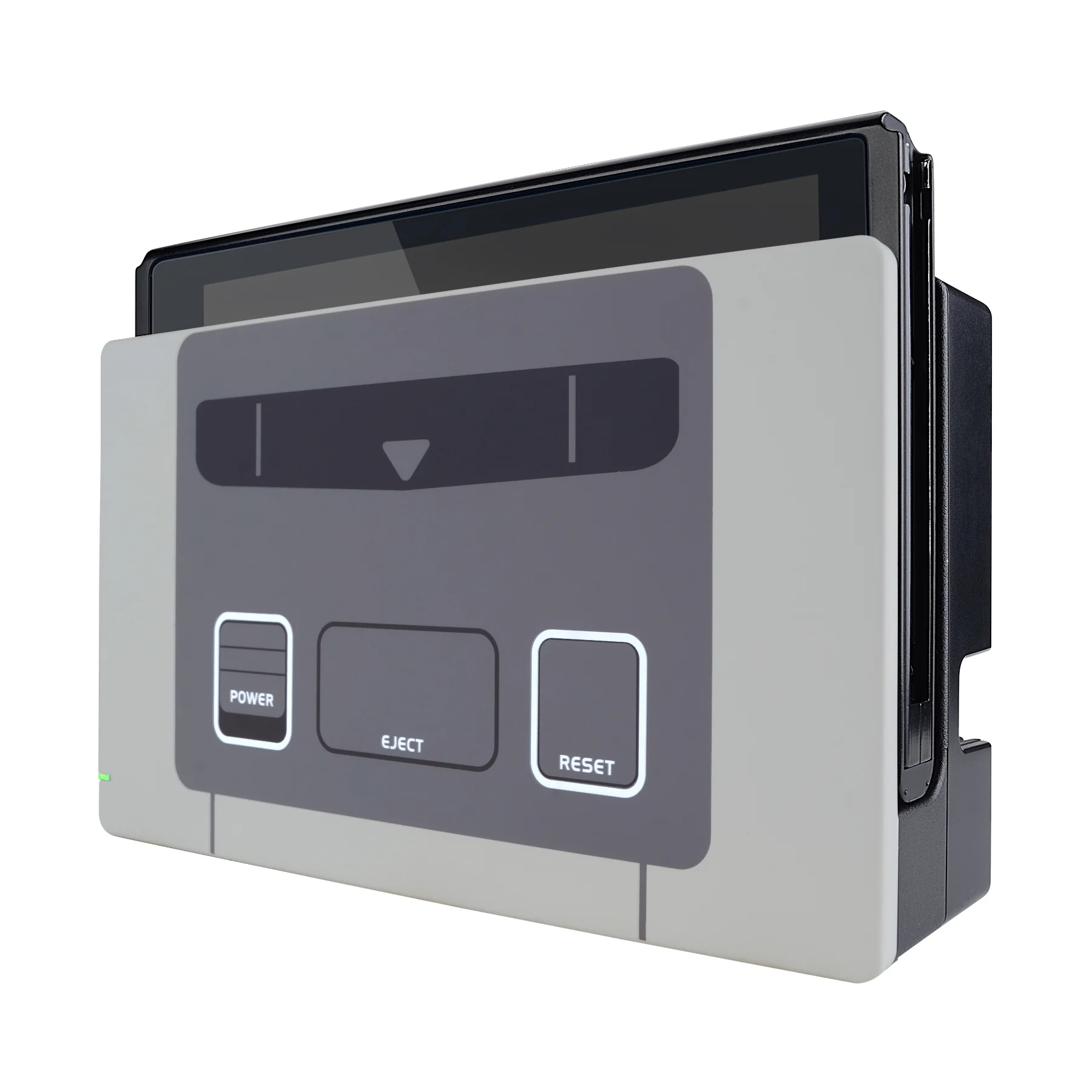 eXtremeRate Custom Replacement Faceplate for Nintendo Switch Charging Dock - SFC SNES Classic EU Style - Image 6