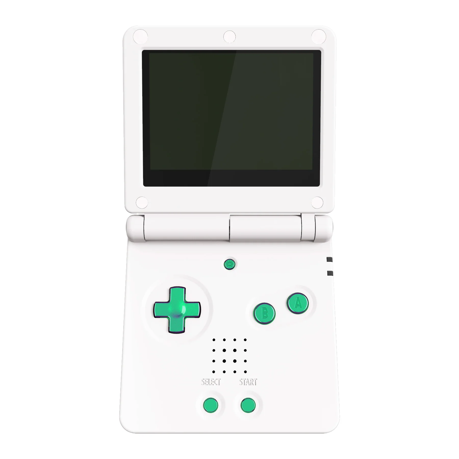 eXtremeRate Custom Replacement Full Set Buttons for Gameboy Advance SP GBA SP Console - Chameleon Green Purple - Image 5