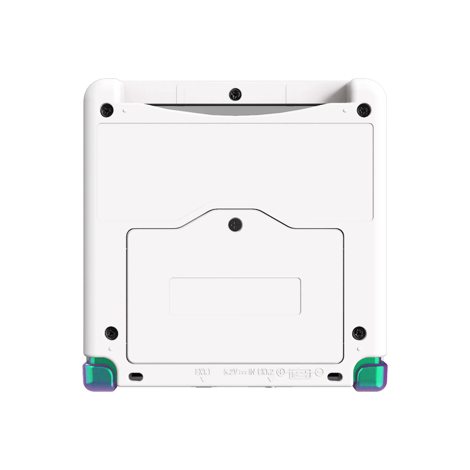 eXtremeRate Custom Replacement Full Set Buttons for Gameboy Advance SP GBA SP Console - Chameleon Green Purple - Image 7