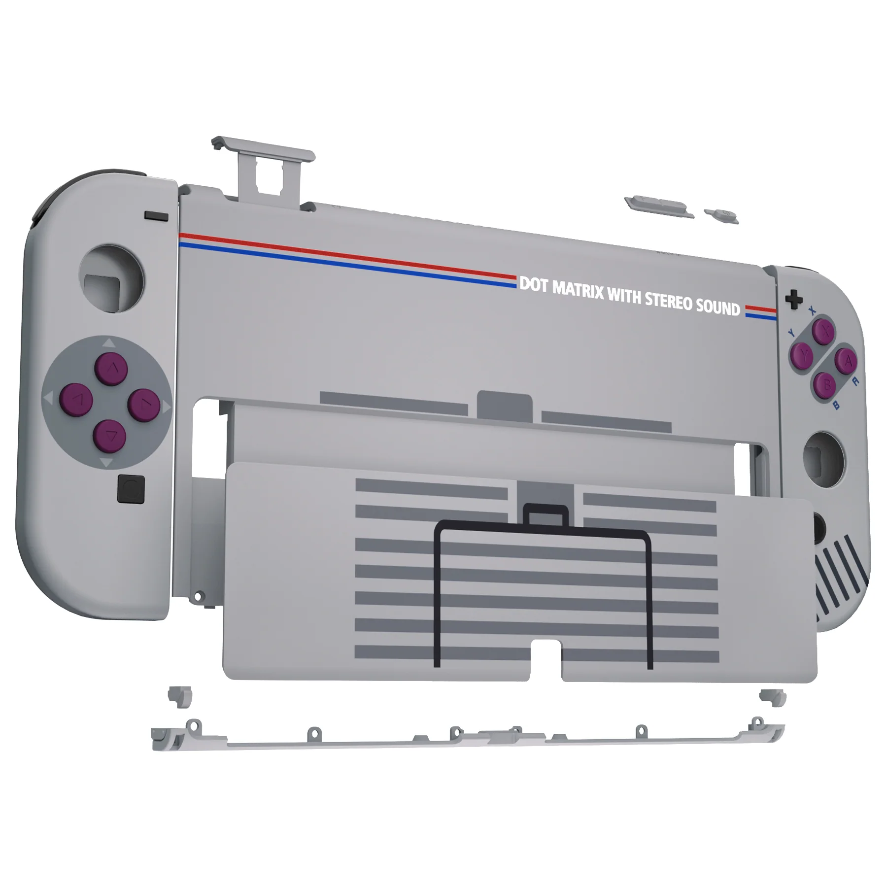 eXtremeRate Custom Replacement Full Set Shell with Buttons for Nintendo Switch OLED - Classic 1989 GB DMG-01 - Image 10