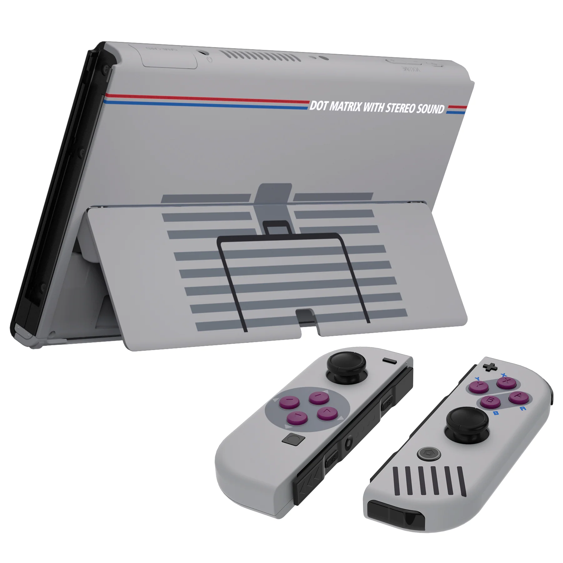 eXtremeRate Custom Replacement Full Set Shell with Buttons for Nintendo Switch OLED - Classic 1989 GB DMG-01 - Image 7