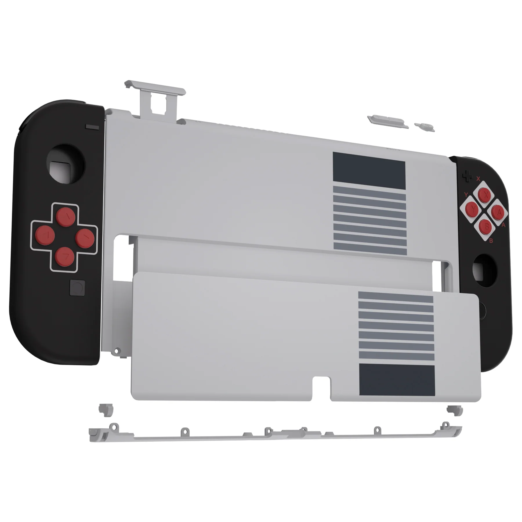 eXtremeRate Custom Replacement Full Set Shell with Buttons for Nintendo Switch OLED - Classic NES Style - Image 10