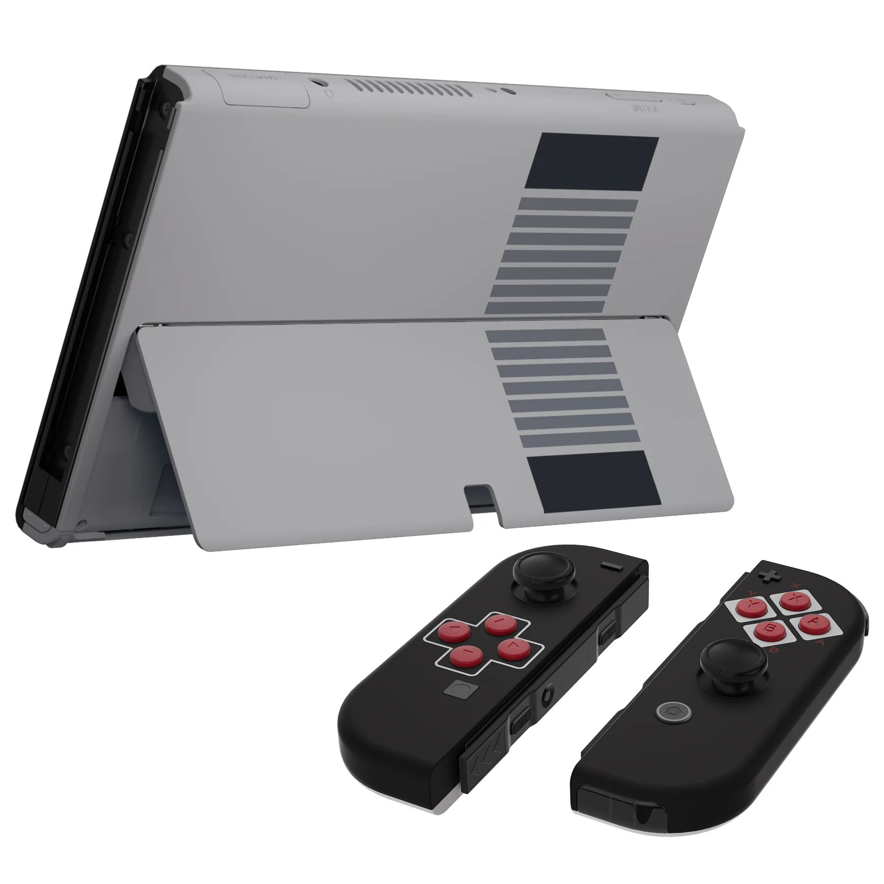 eXtremeRate Custom Replacement Full Set Shell with Buttons for Nintendo Switch OLED - Classic NES Style - Image 7